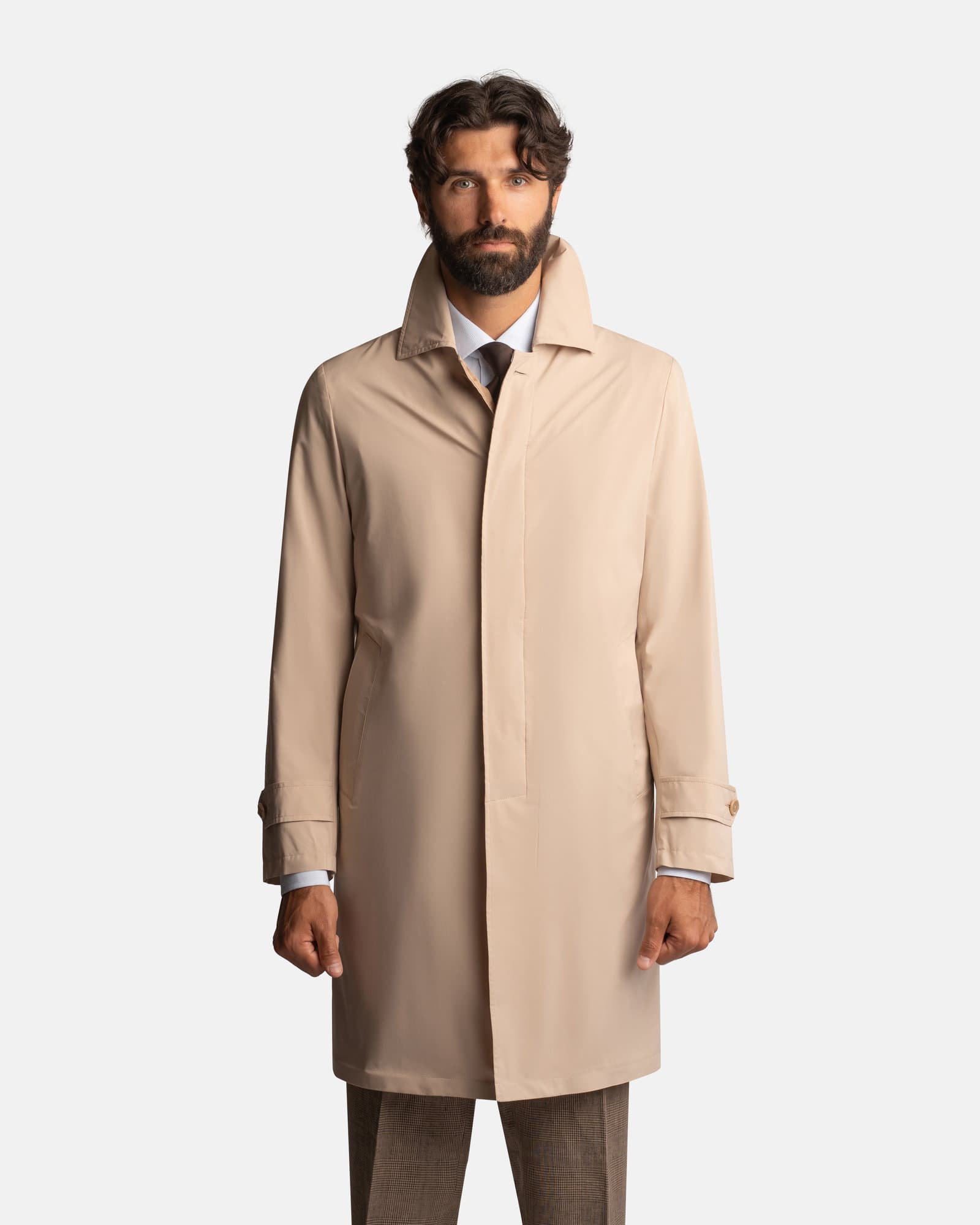 Ultra Light Technical Coat Beige