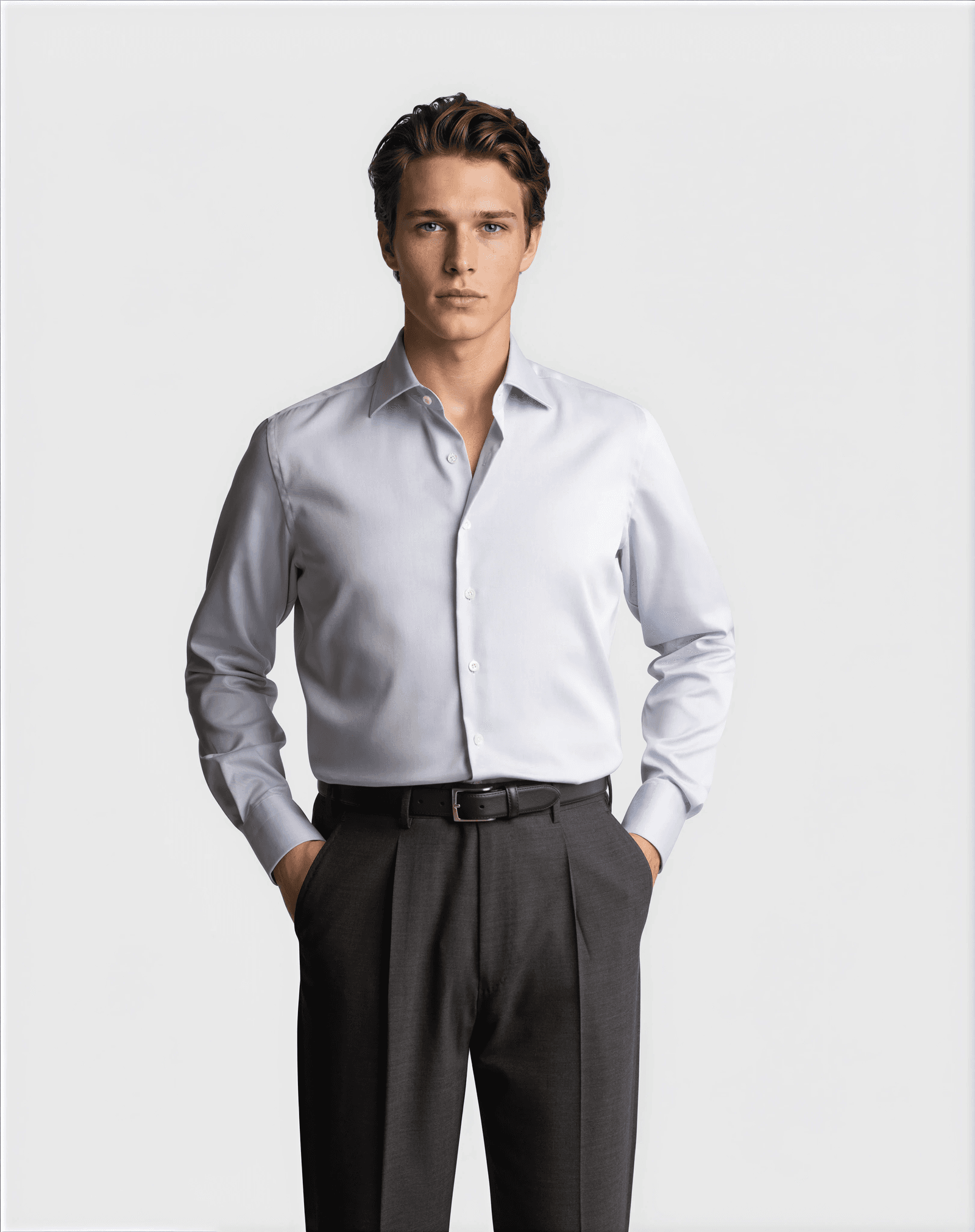 Cavour Twill Shirt Blue