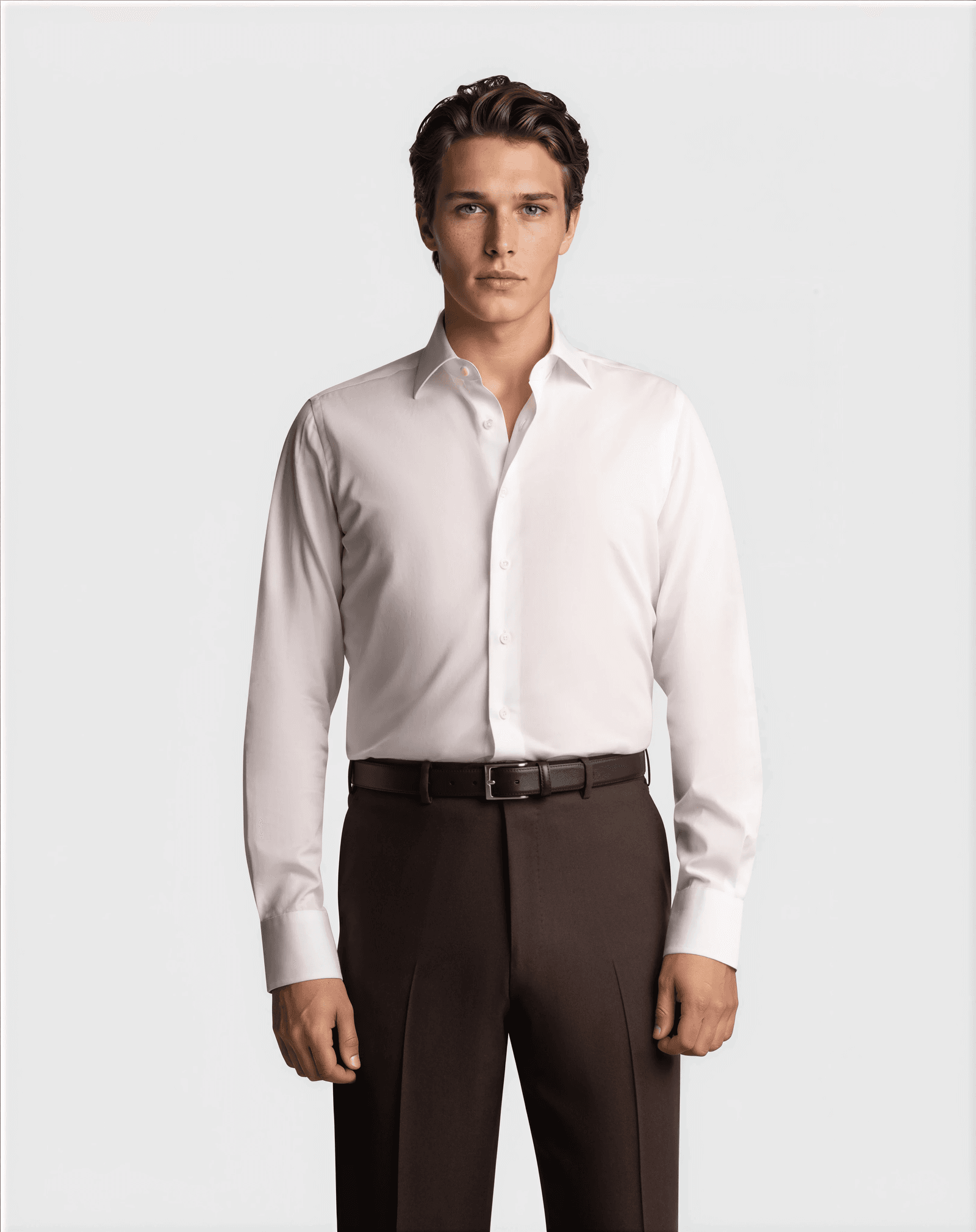 Superior Popline Shirt White