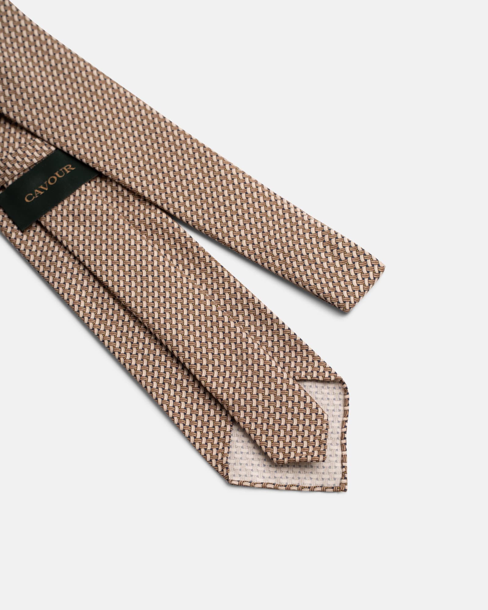 Basket Print Gold