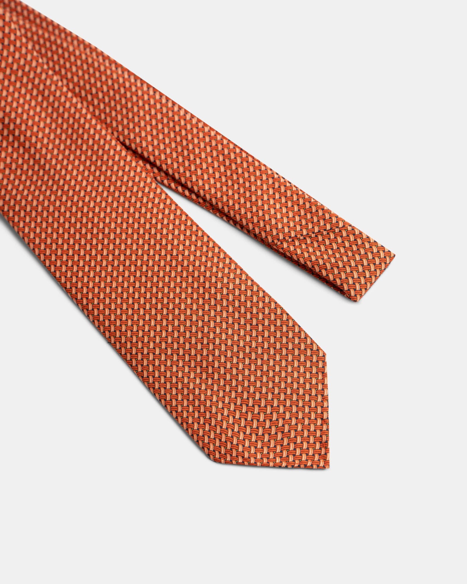 Basket Print Orange