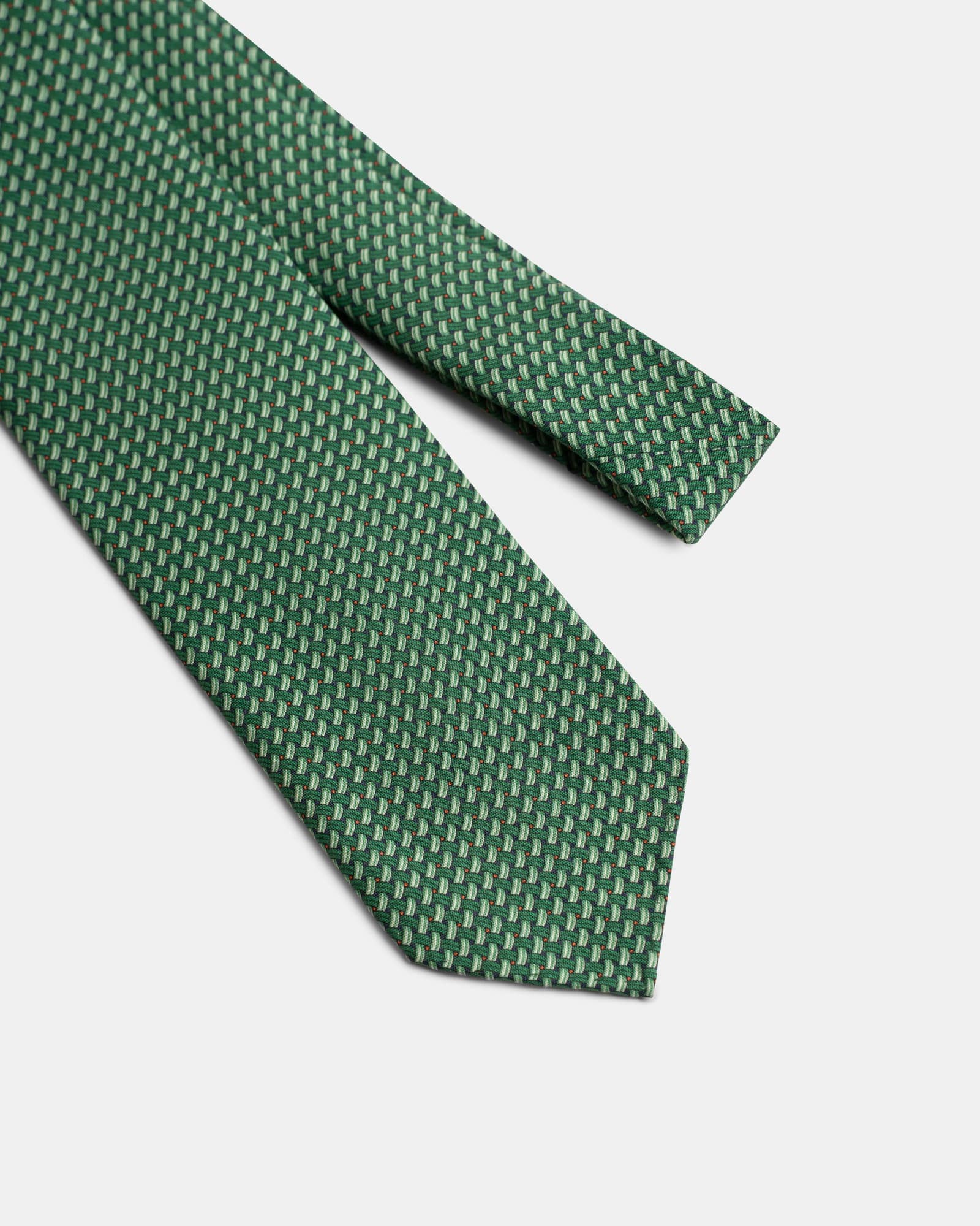 Basket Print Green