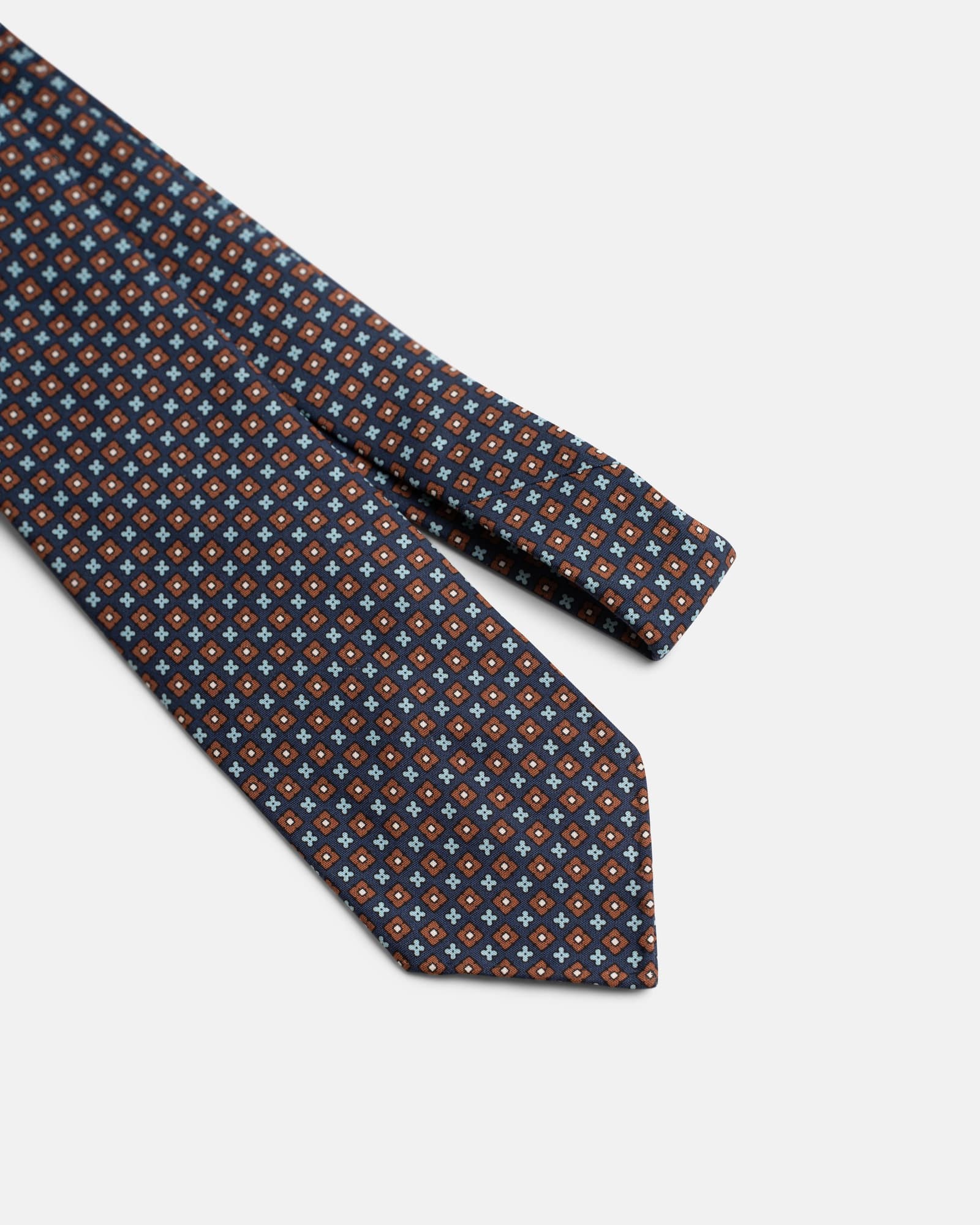 Diamond Print Navy