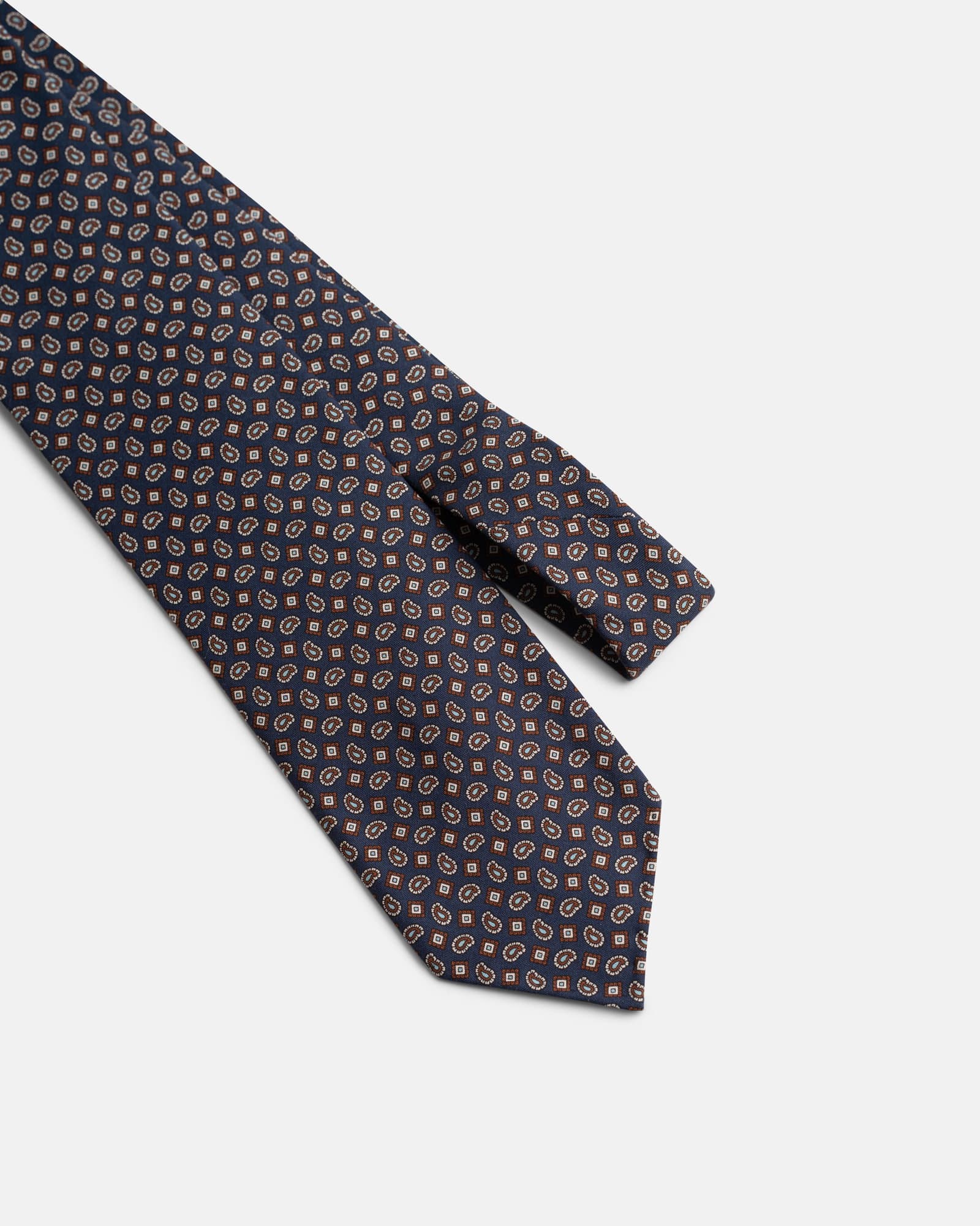 Paisley Print Navy