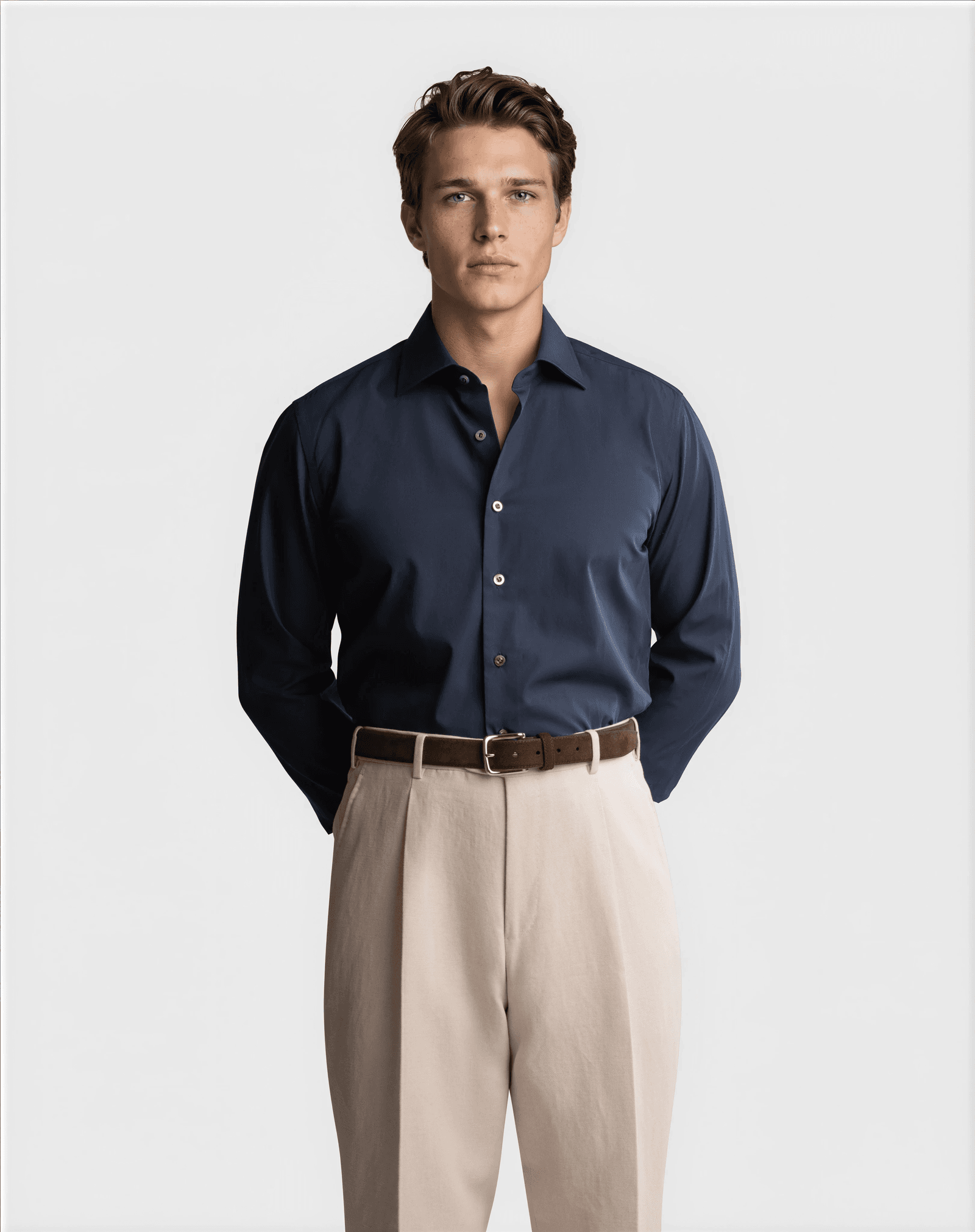 Popline Shirt Navy