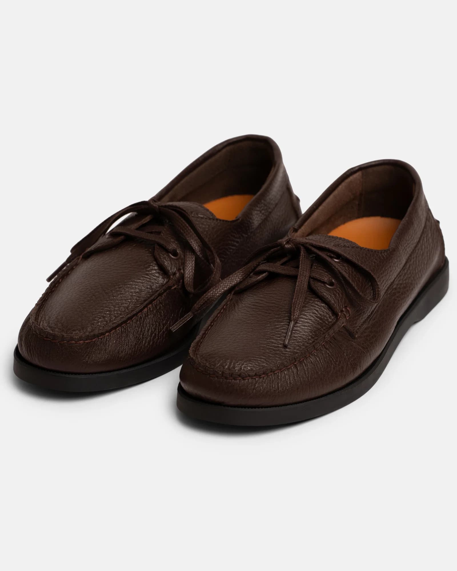 Deer Skin Regatta Shoe Brown - Sneakers - Cavour