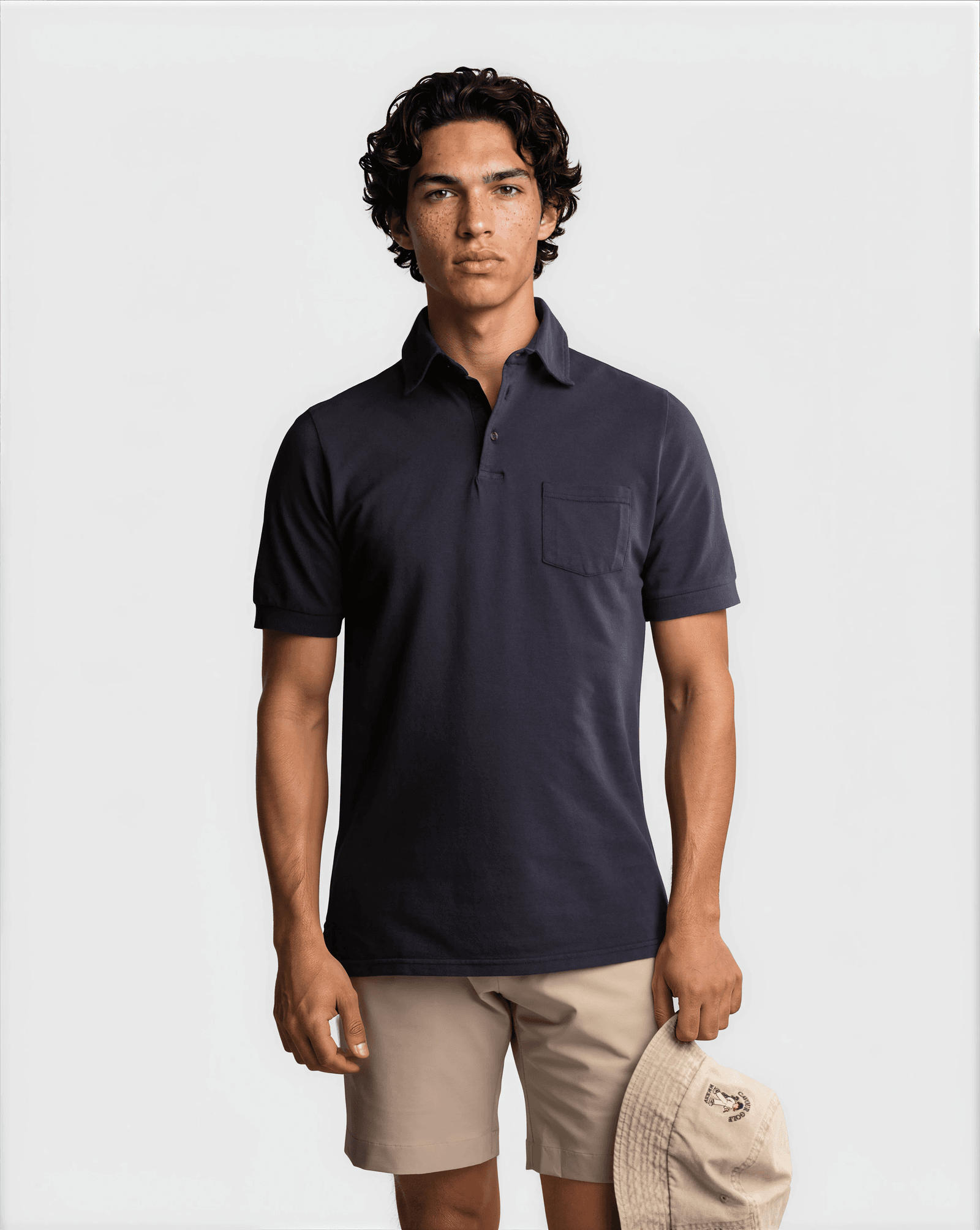 Supima Sport S/S Polo Navy