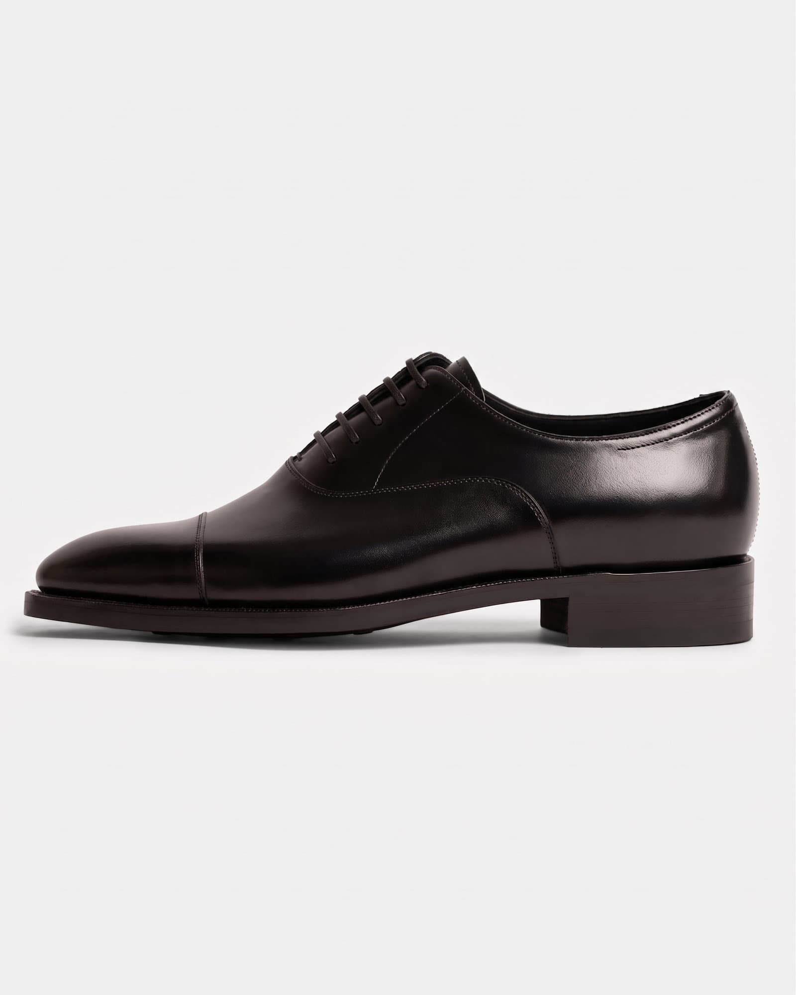 Cap Toe Oxford Black