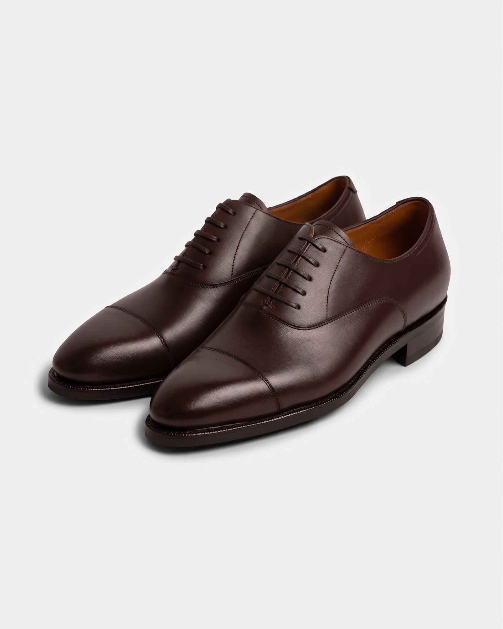 brown bustier dress Men's Keefe Dress Cap Toe Lace-up Oxfords - Dark Brown Leather