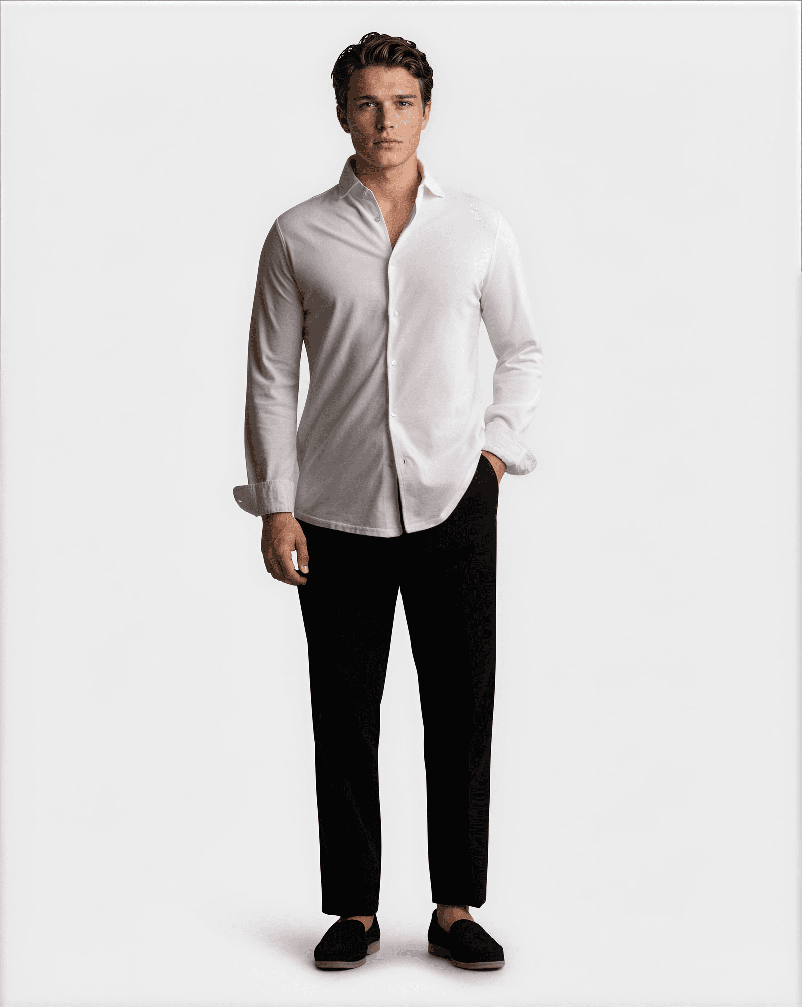 Supima Sport Shirt White