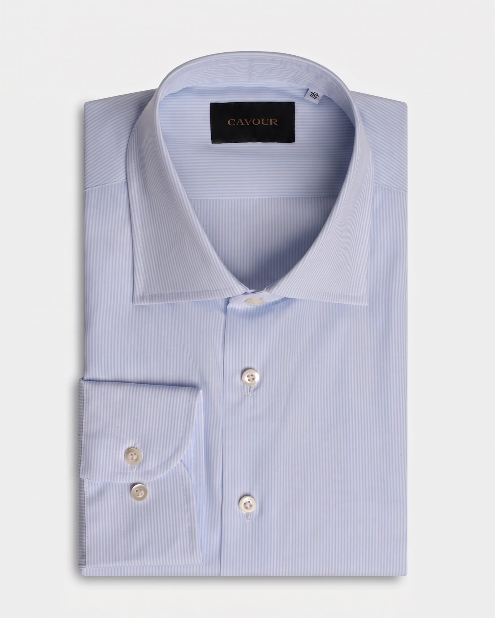 Fine Striped Shirt Blue