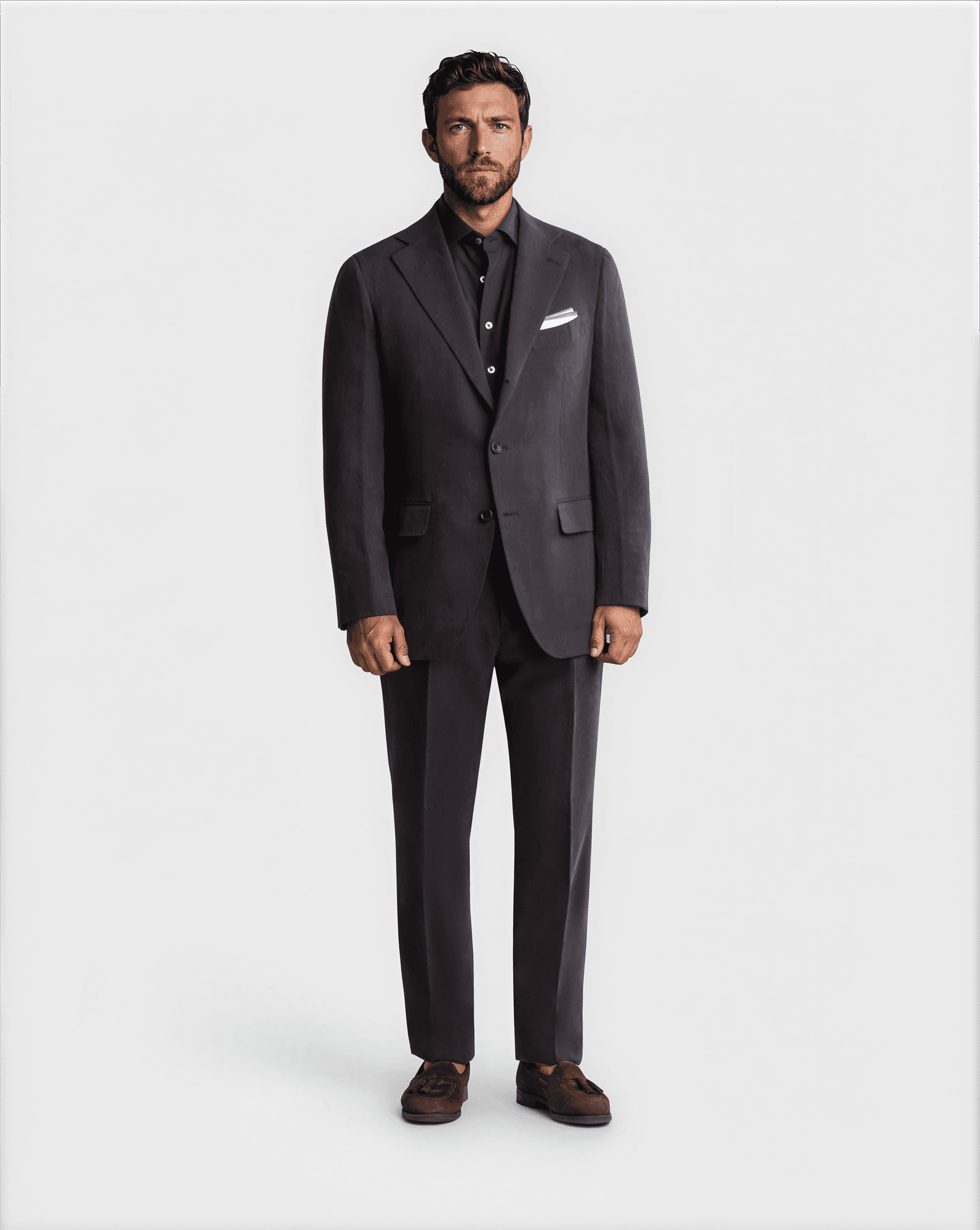 Mod 2 Art du Lin Suit Navy
