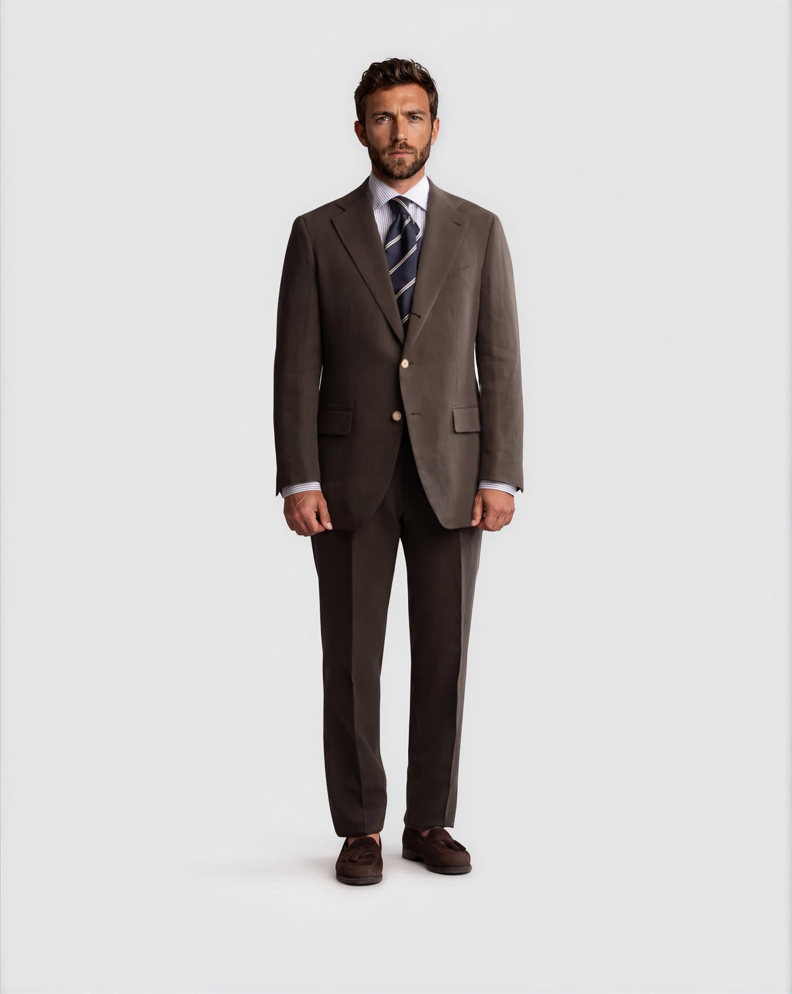 Mod 2 Art du Lin Suit Green