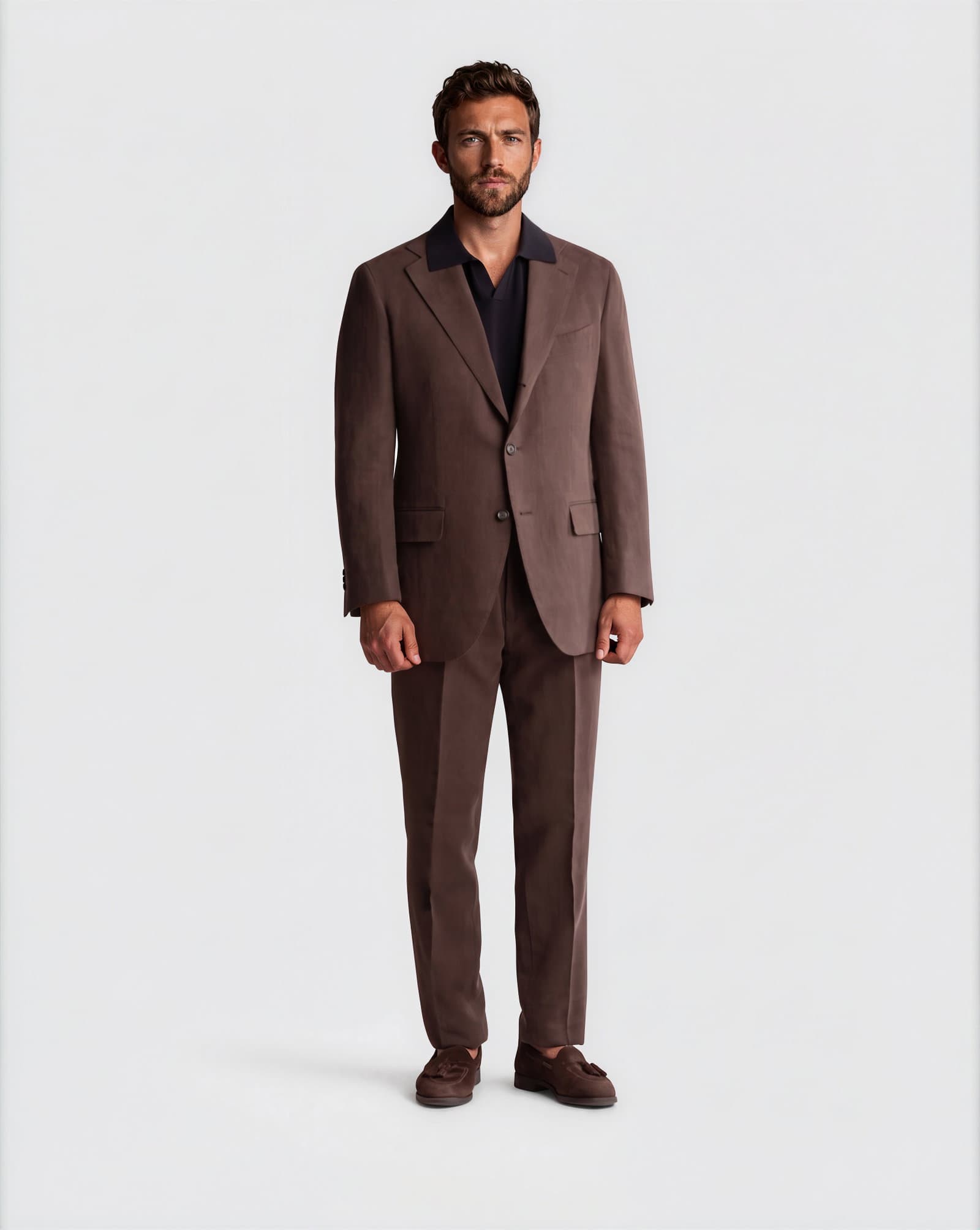 Mod 2 Art du Lin Suit Brown