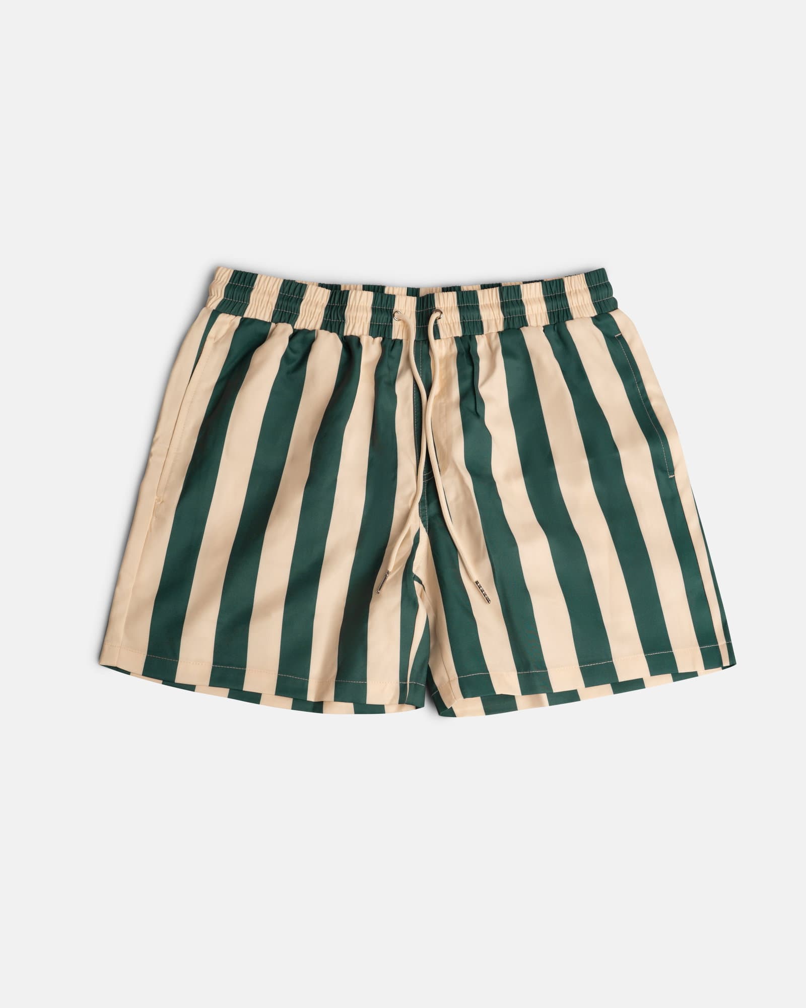 Striped Swimming Trunk Olive