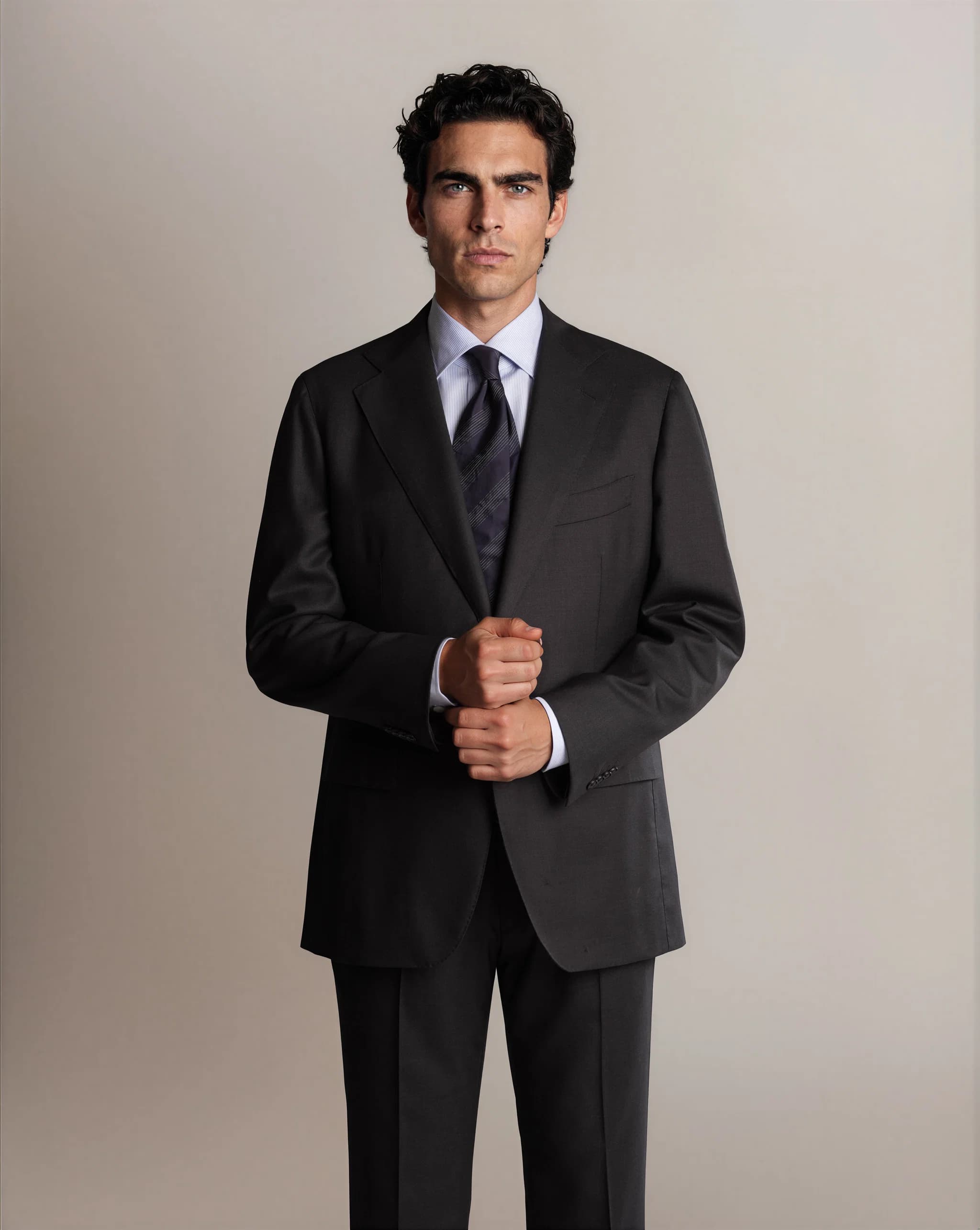 FOX Mod 2 Herringbone Tweed Blue - Blazers - Cavour