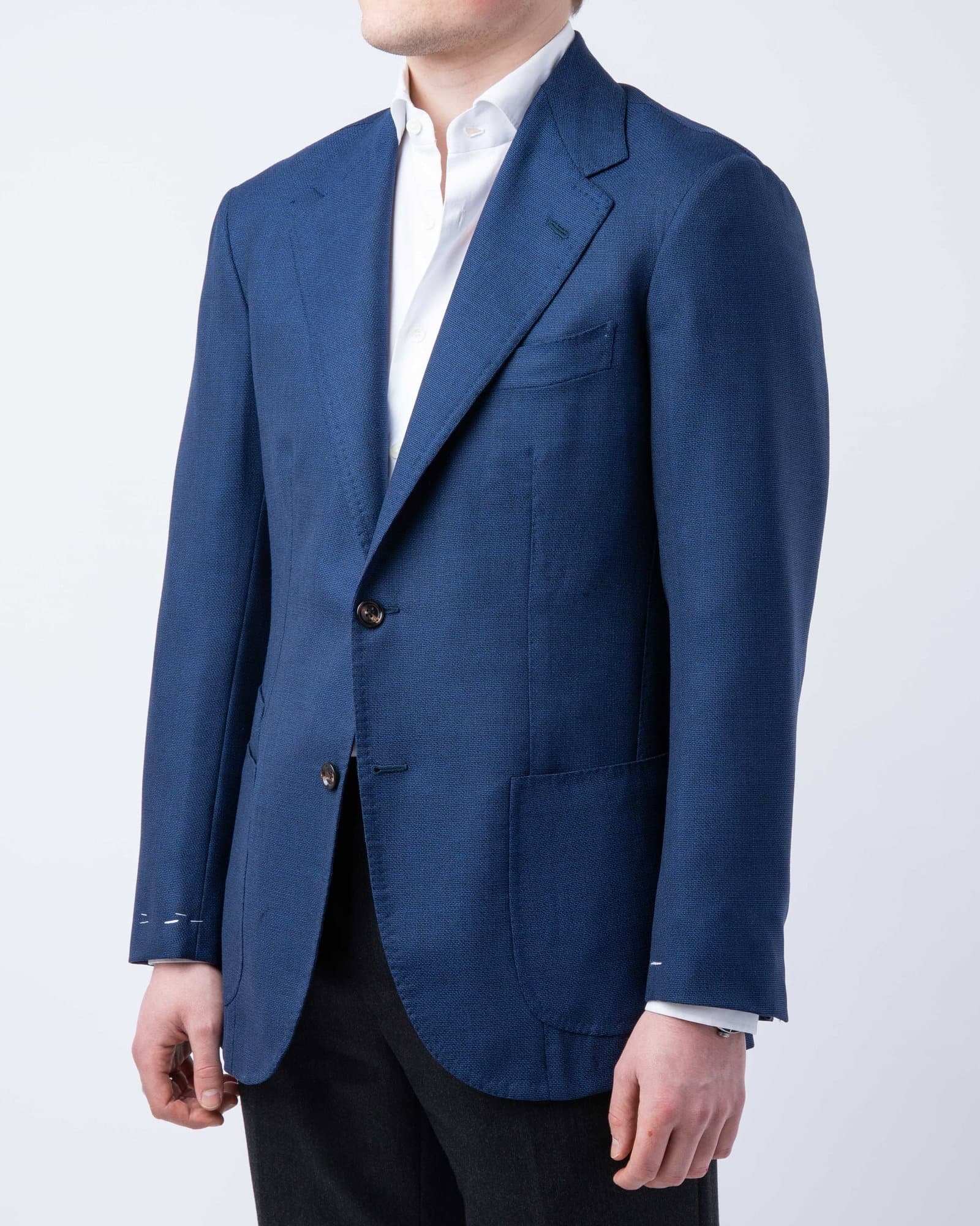Handmade Mesh Jacket Blue
