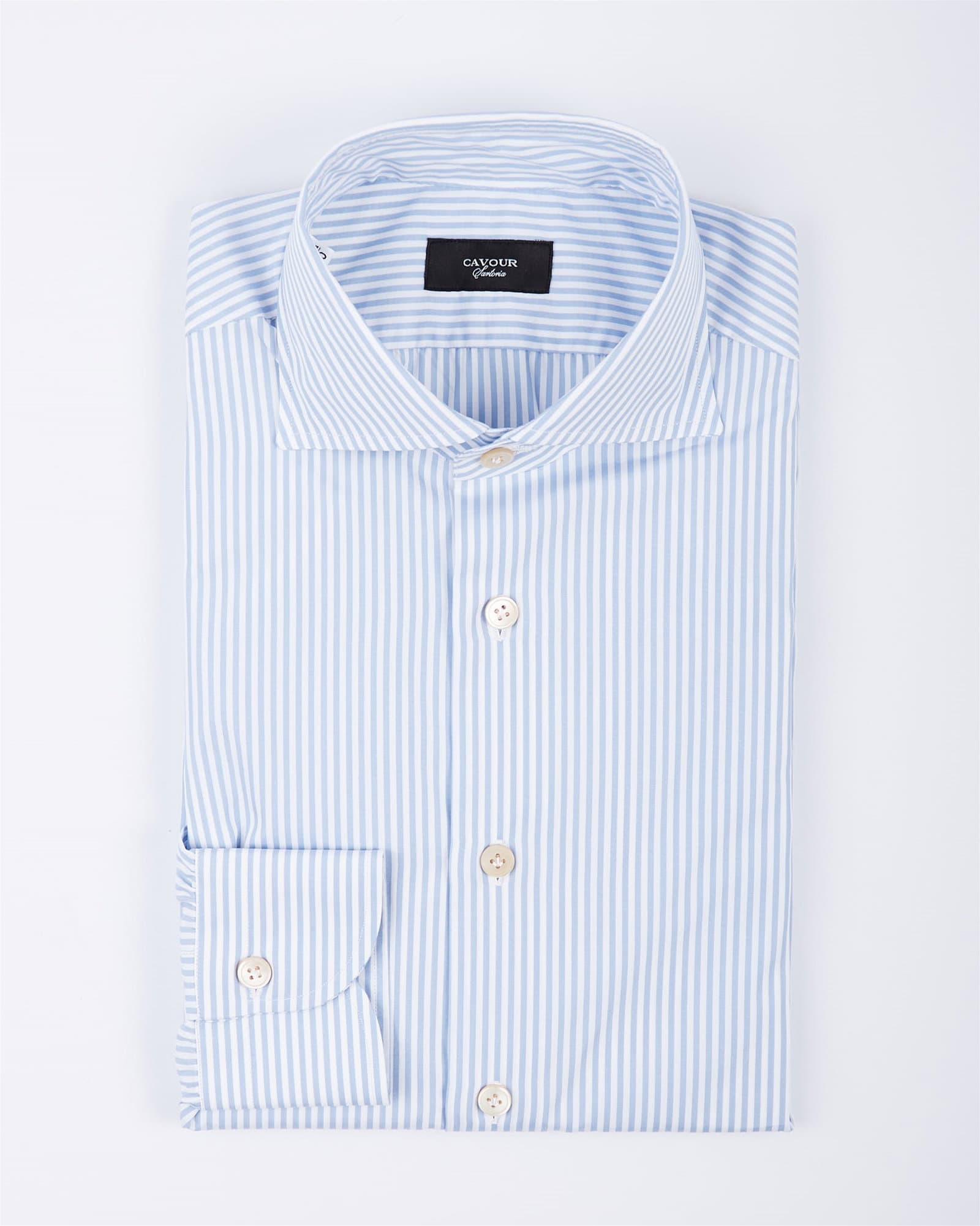 Sartoria Bengal Stripe Cutaway Blue