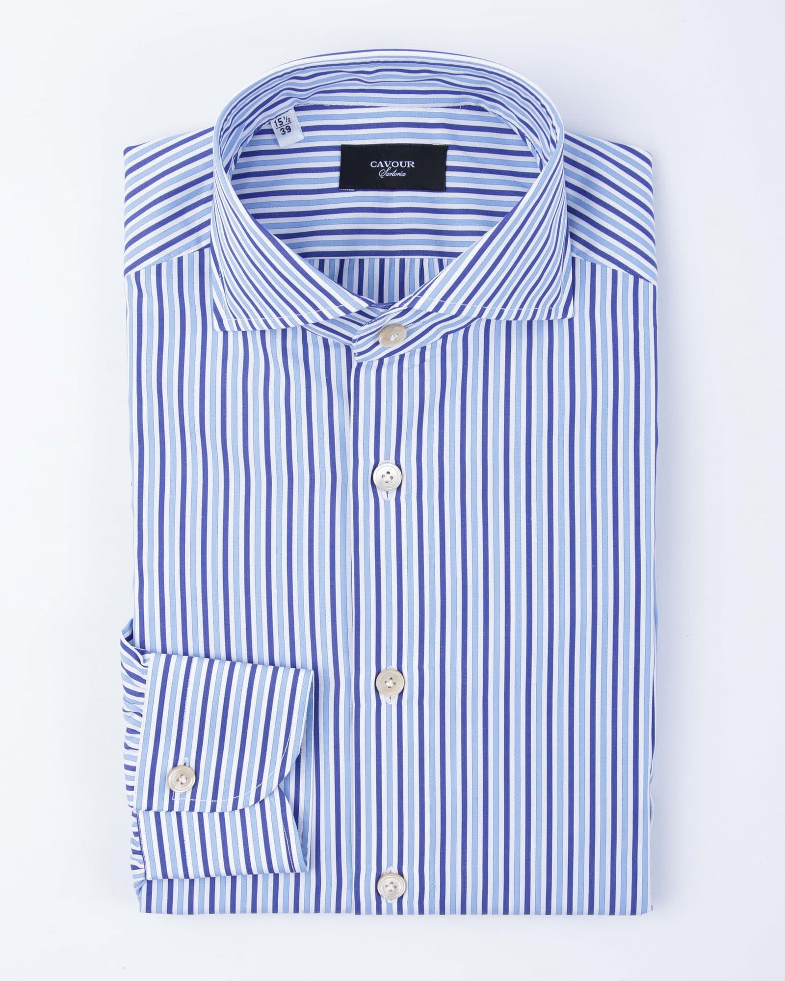Sartoria Multiblue Stripe Cutaway Blue