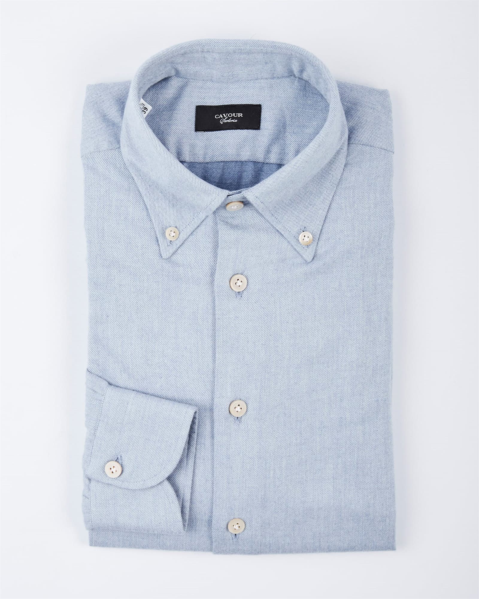 Sartoria Flannel Button Down Blue