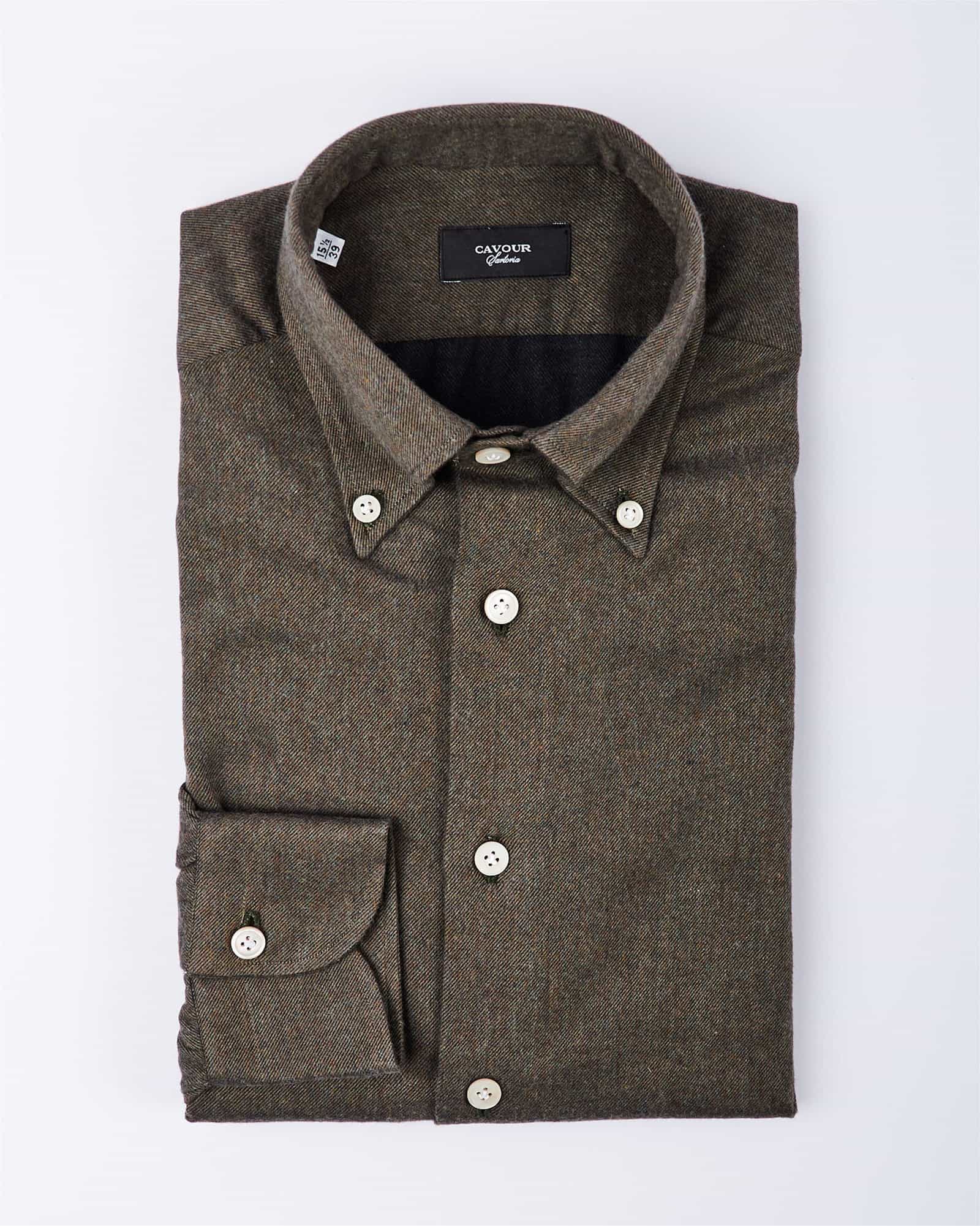 Sartoria Flannel Button Down Brown
