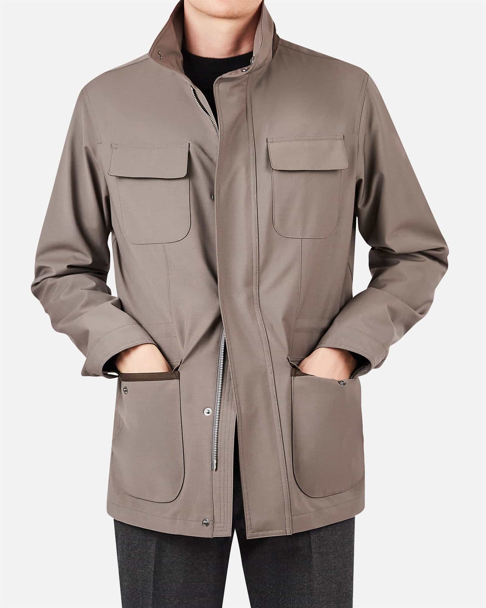 Technical Field Jacket Taupe