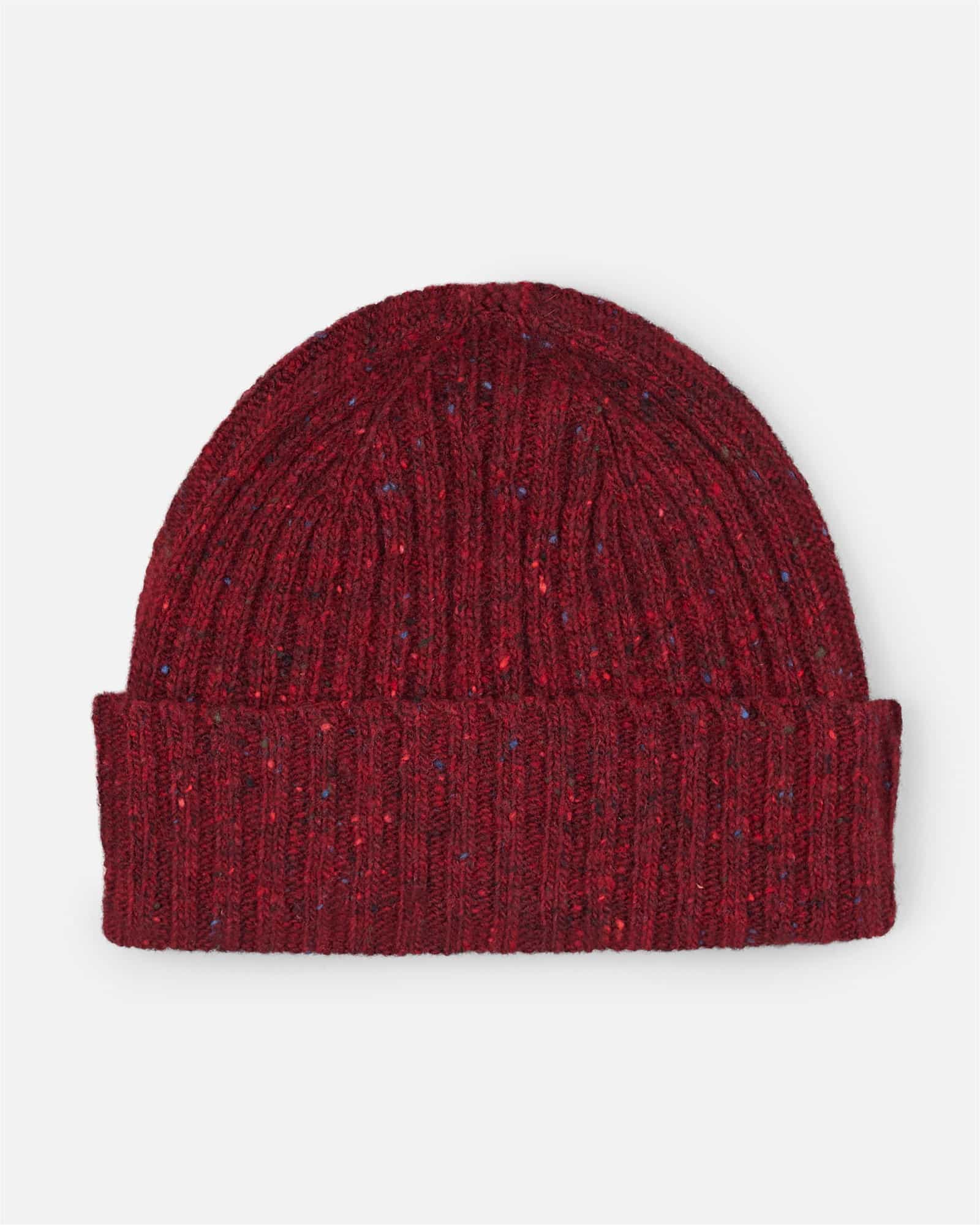 Donegal Wool Hat Red