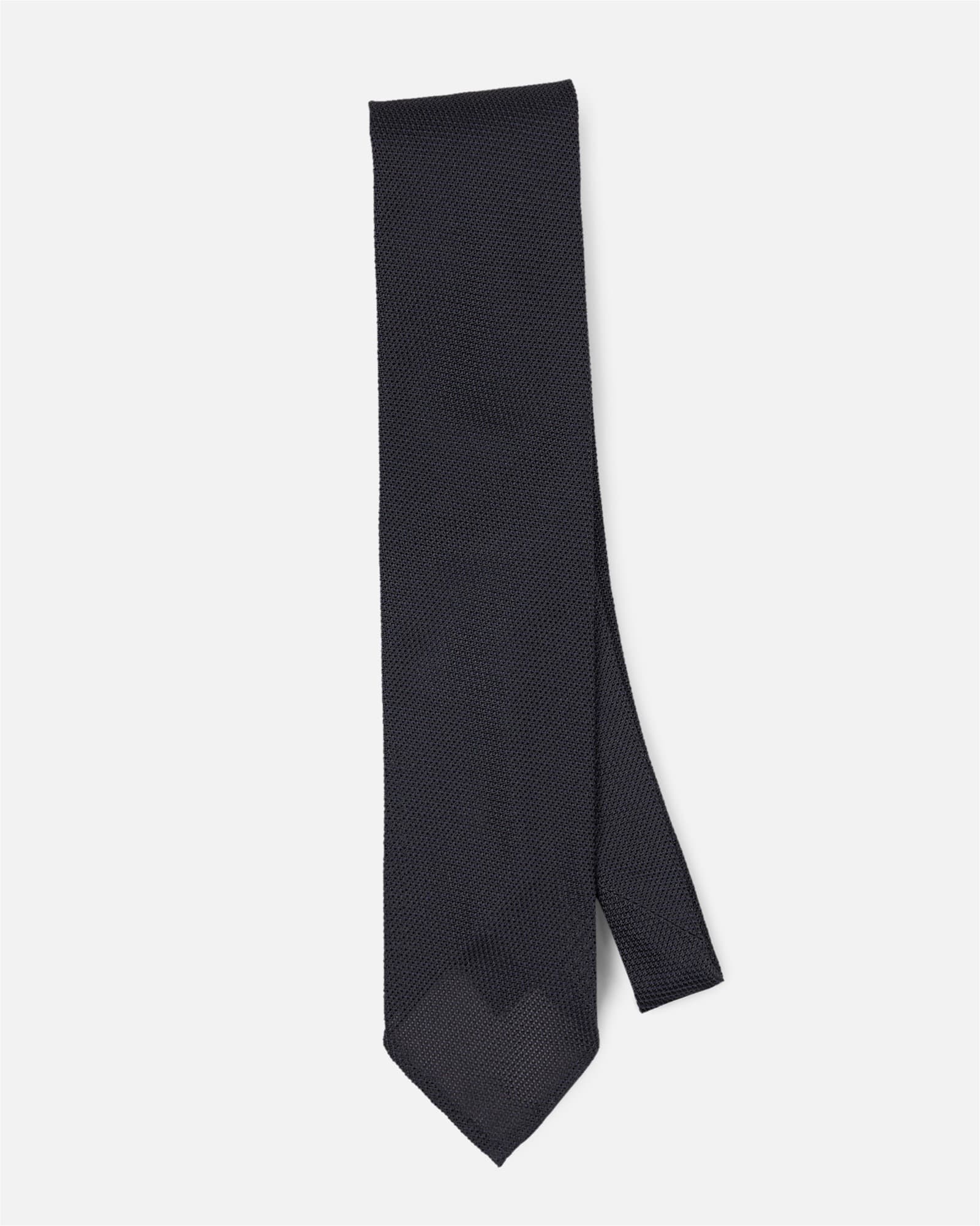 Fine Grenadine Tie Navy