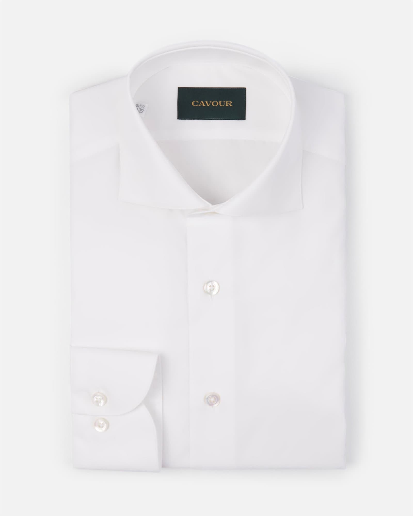 Luxury Classic Popline Shirt White