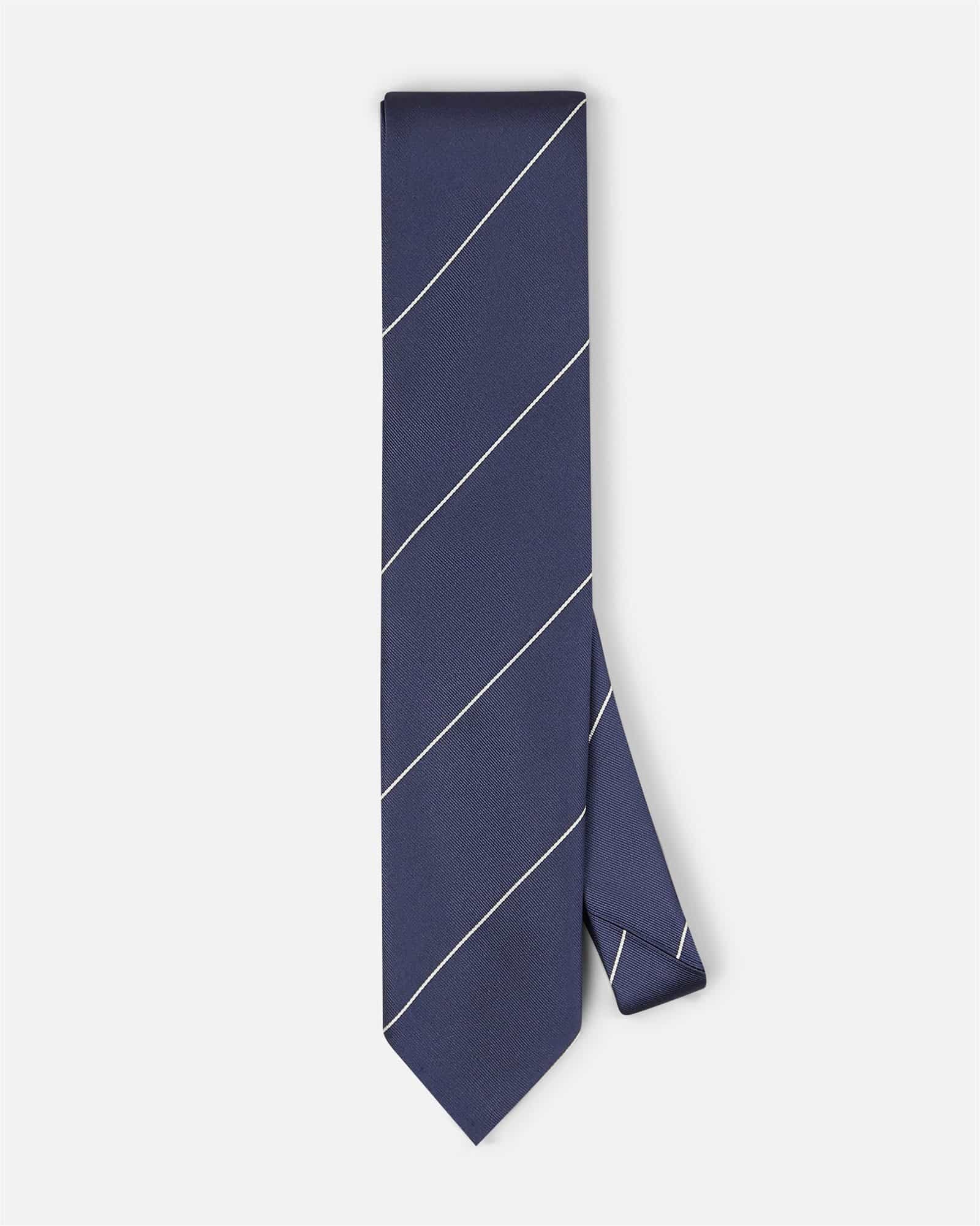 Stripe Tie Navy