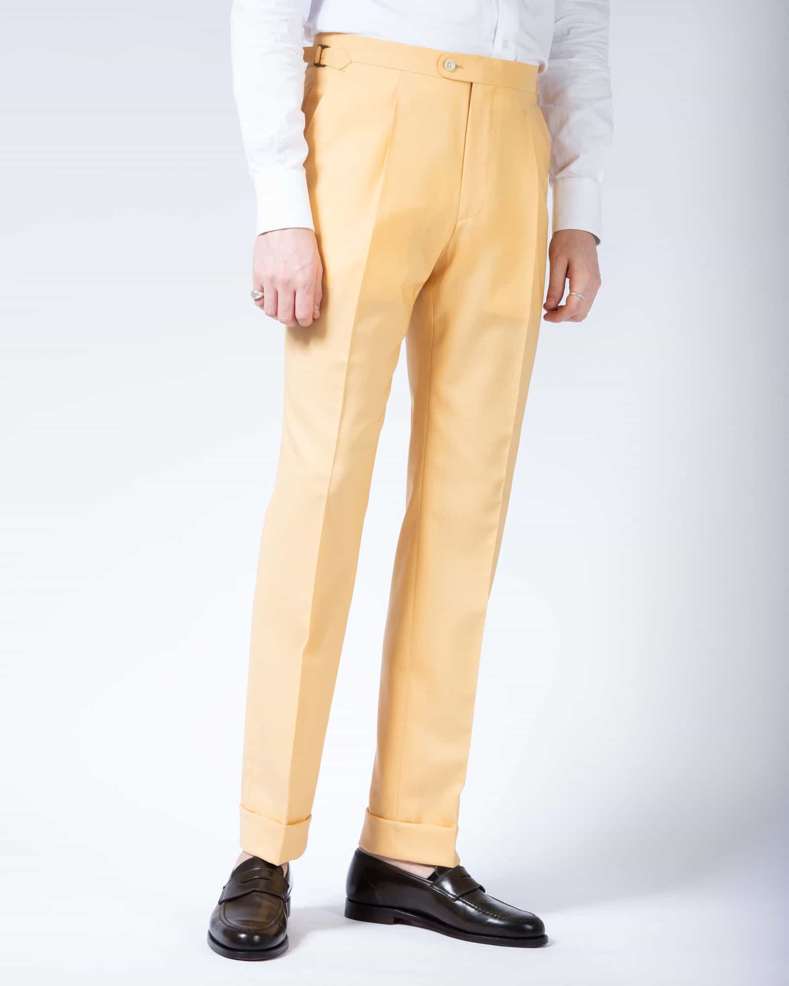 Summer High Twist Trouser Yellow
