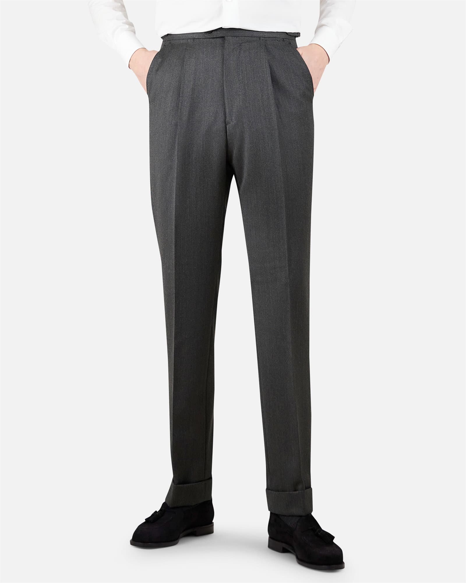 Mod 3 Covert Wool Trouser Olive