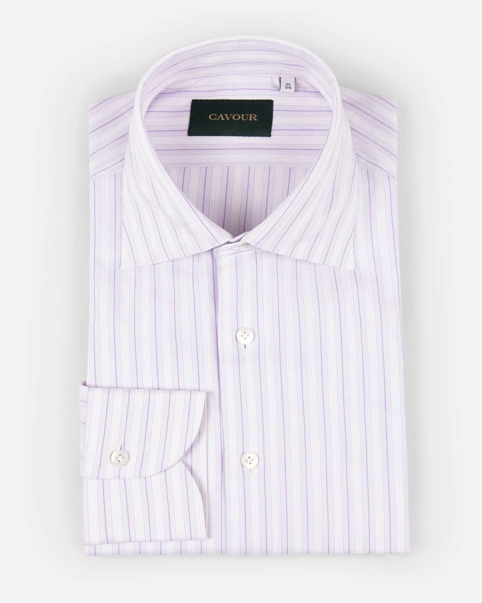 Premium Multi Striped Shirt Purple