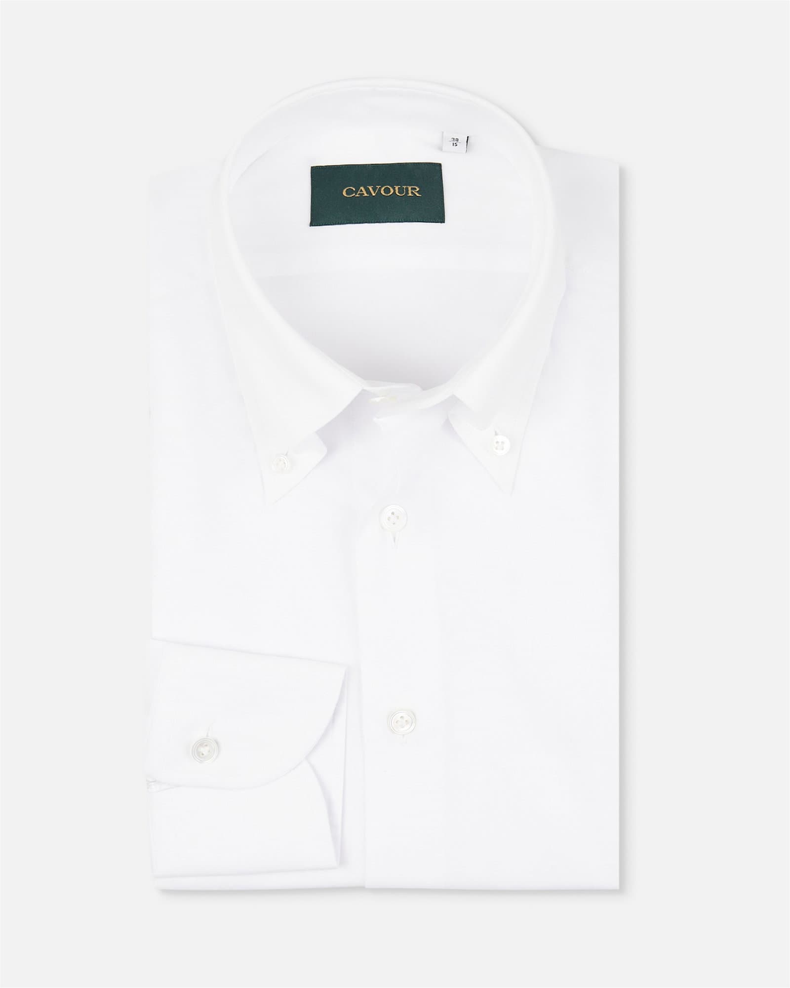 Premium Herringbone Flannel Shirt White