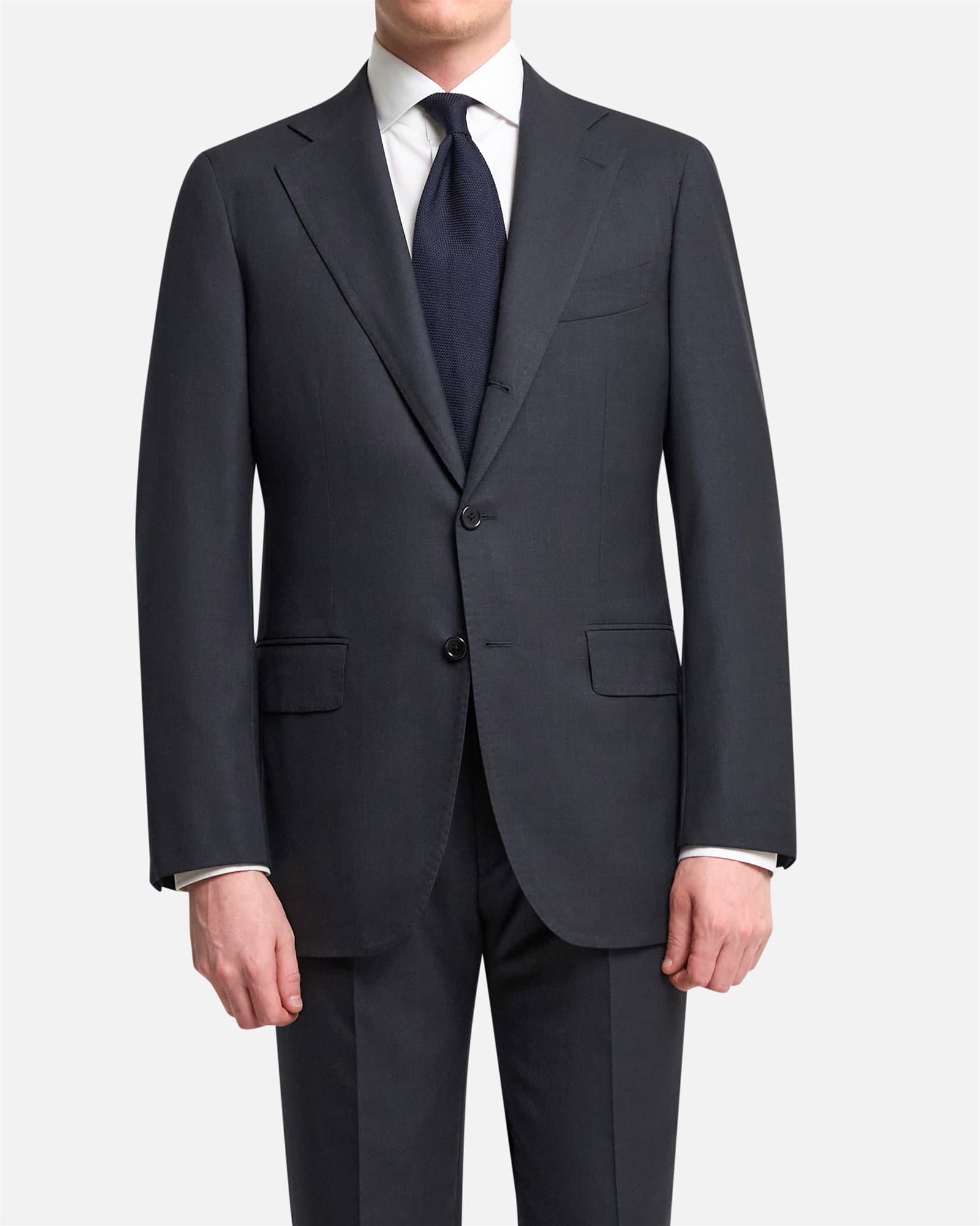 Mod 2 Cavour Twill Single Breasted Jacket Grey (matching trousers)