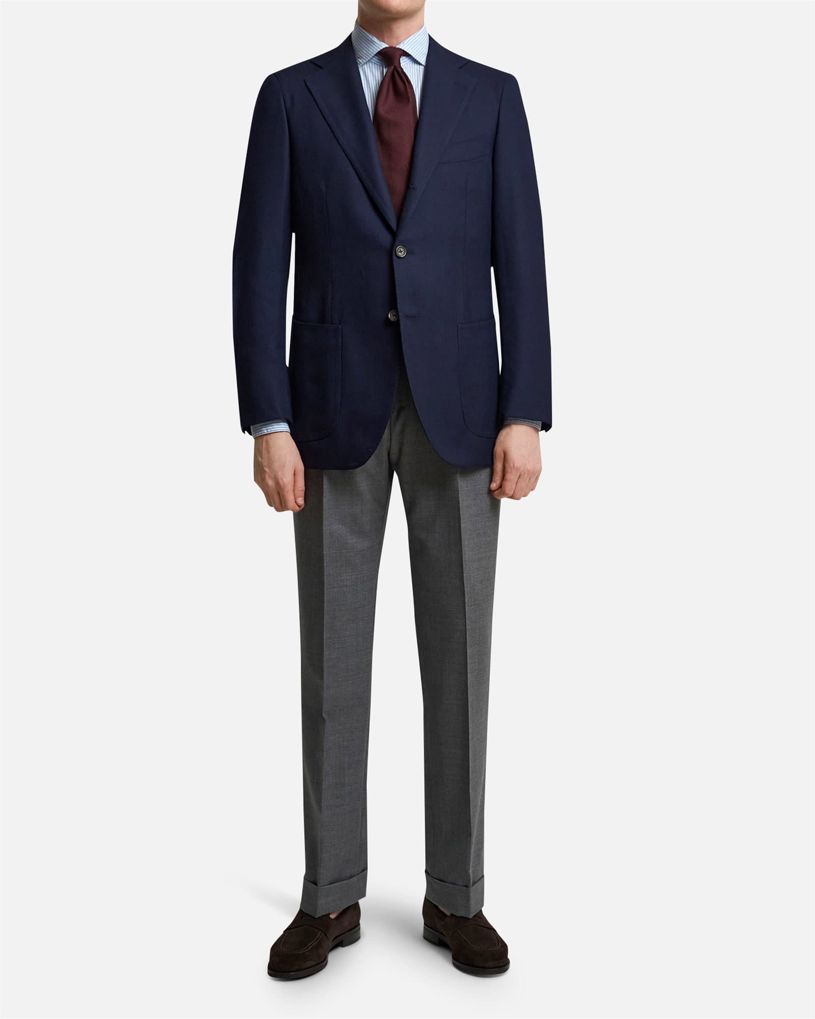 Mod 2 Summer Hopsack Jacket Navy