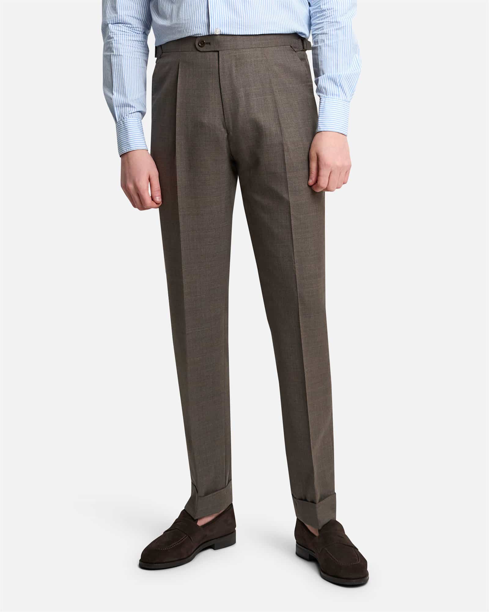 Mod 2 Summer Hightwist Trousers Taupe