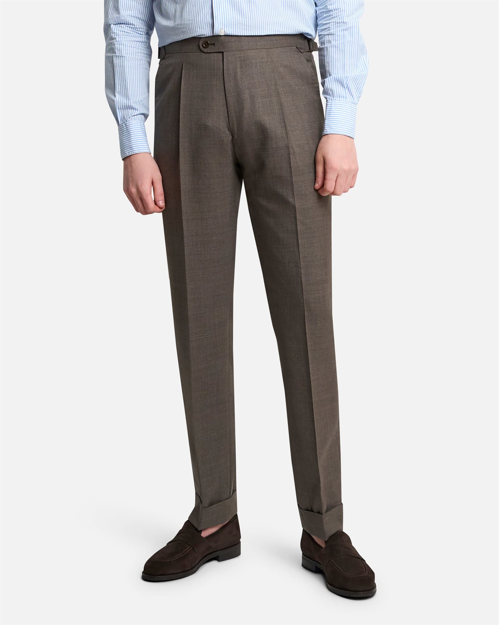 Mod 2 Summer Hightwist Trousers Taupe