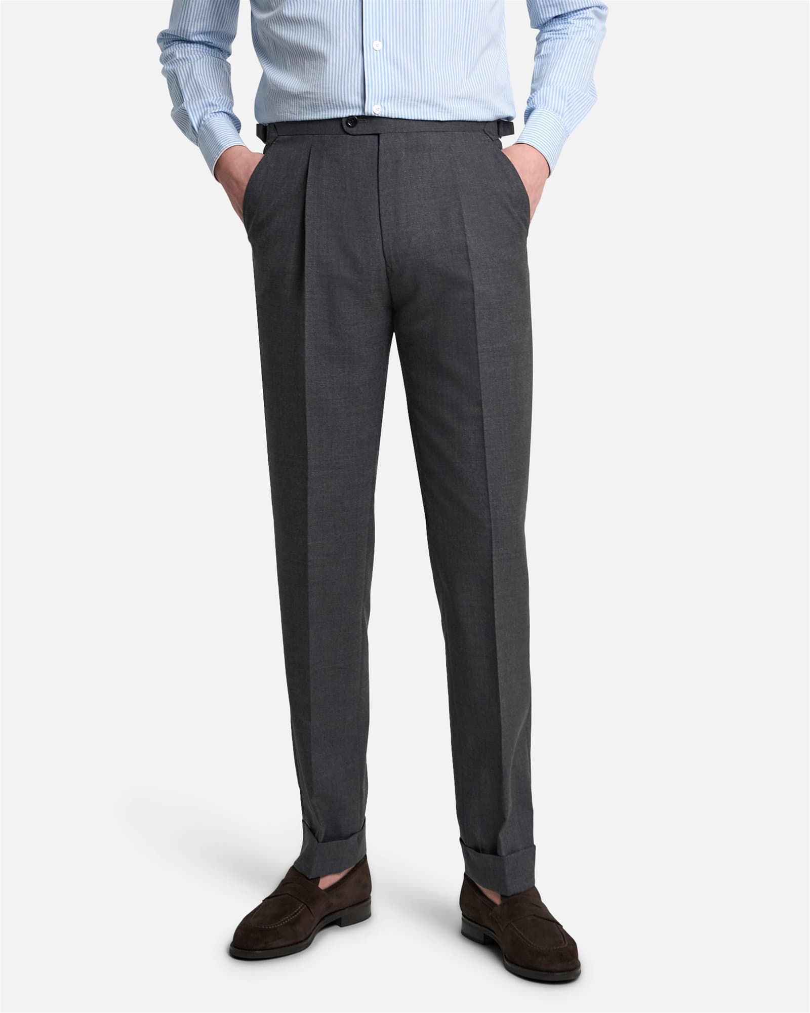 Mod 2 Summer Hightwist Trousers Dark Grey