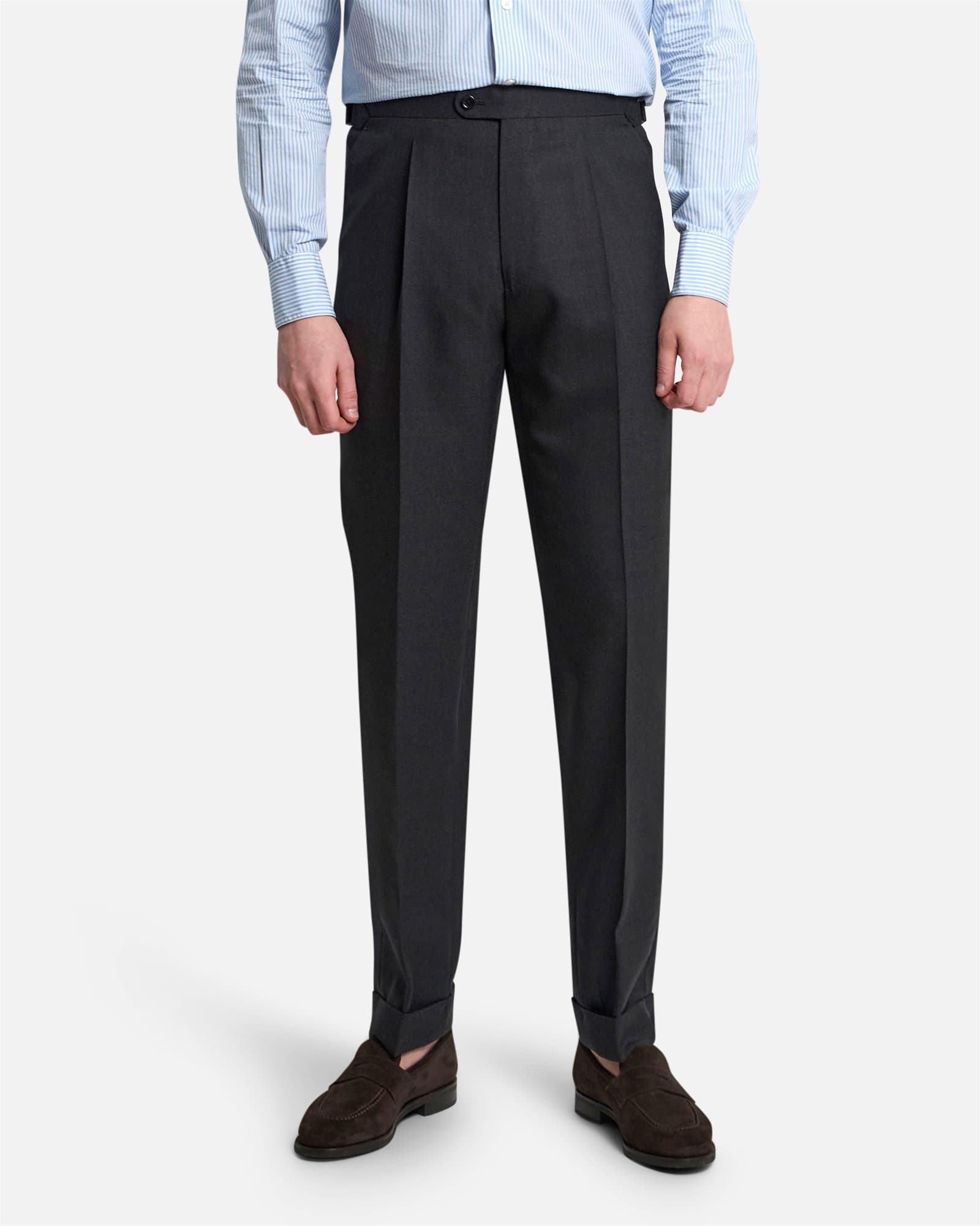 Mod 2 Summer Hightwist Trousers Charcoal