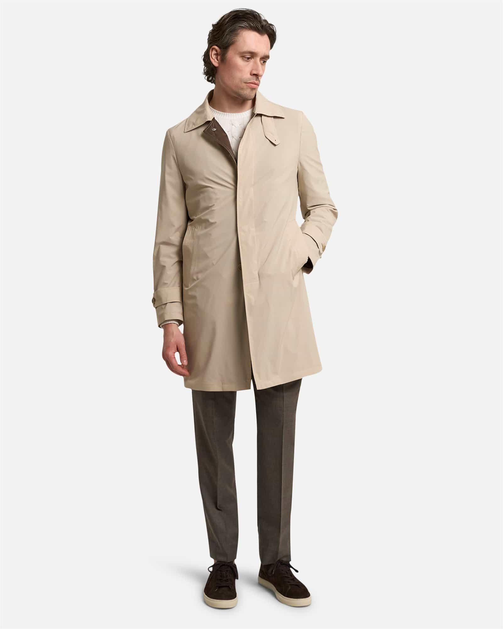 Light Summer Coat Beige