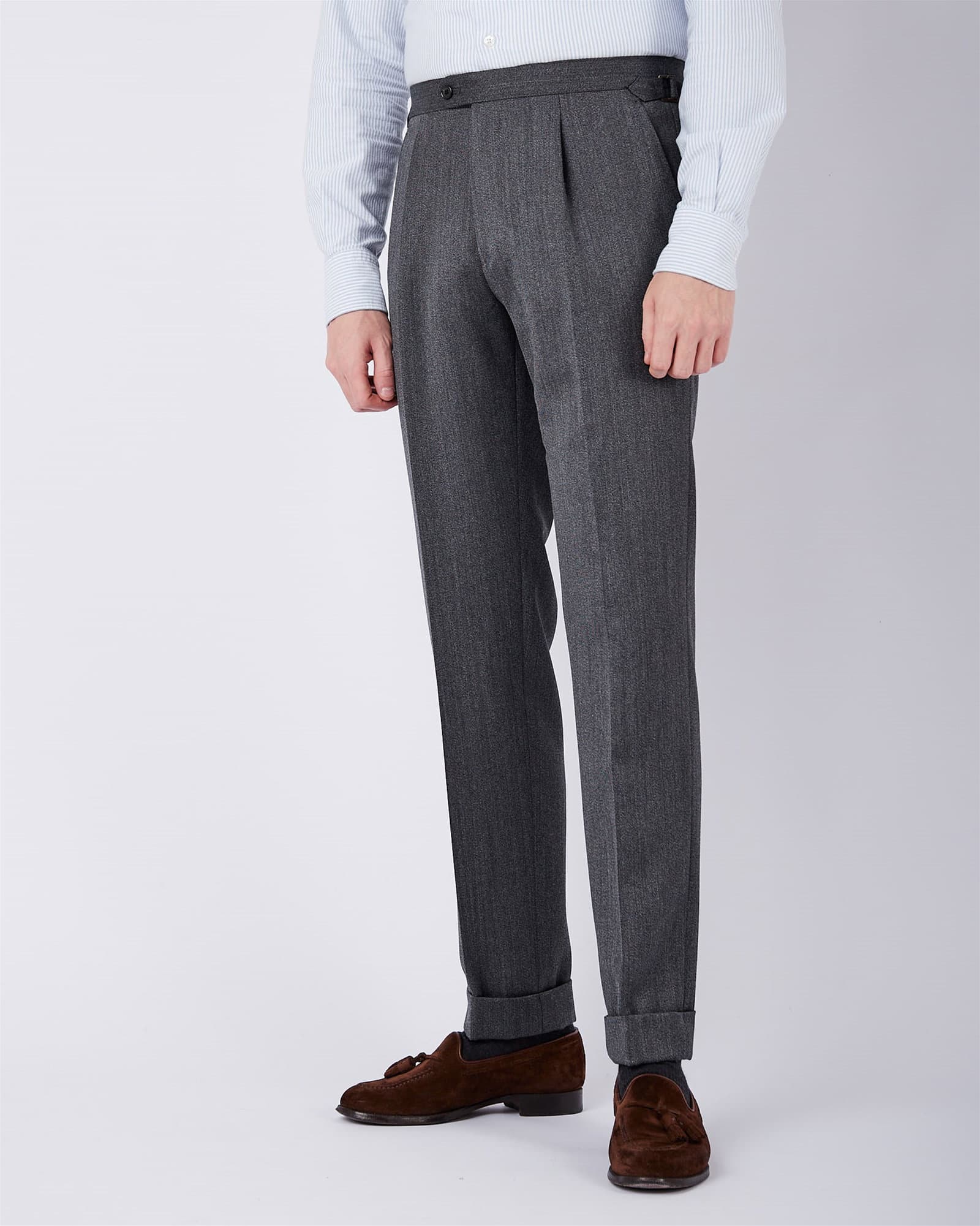 Mod 2 Covert Wool Trouser Grey