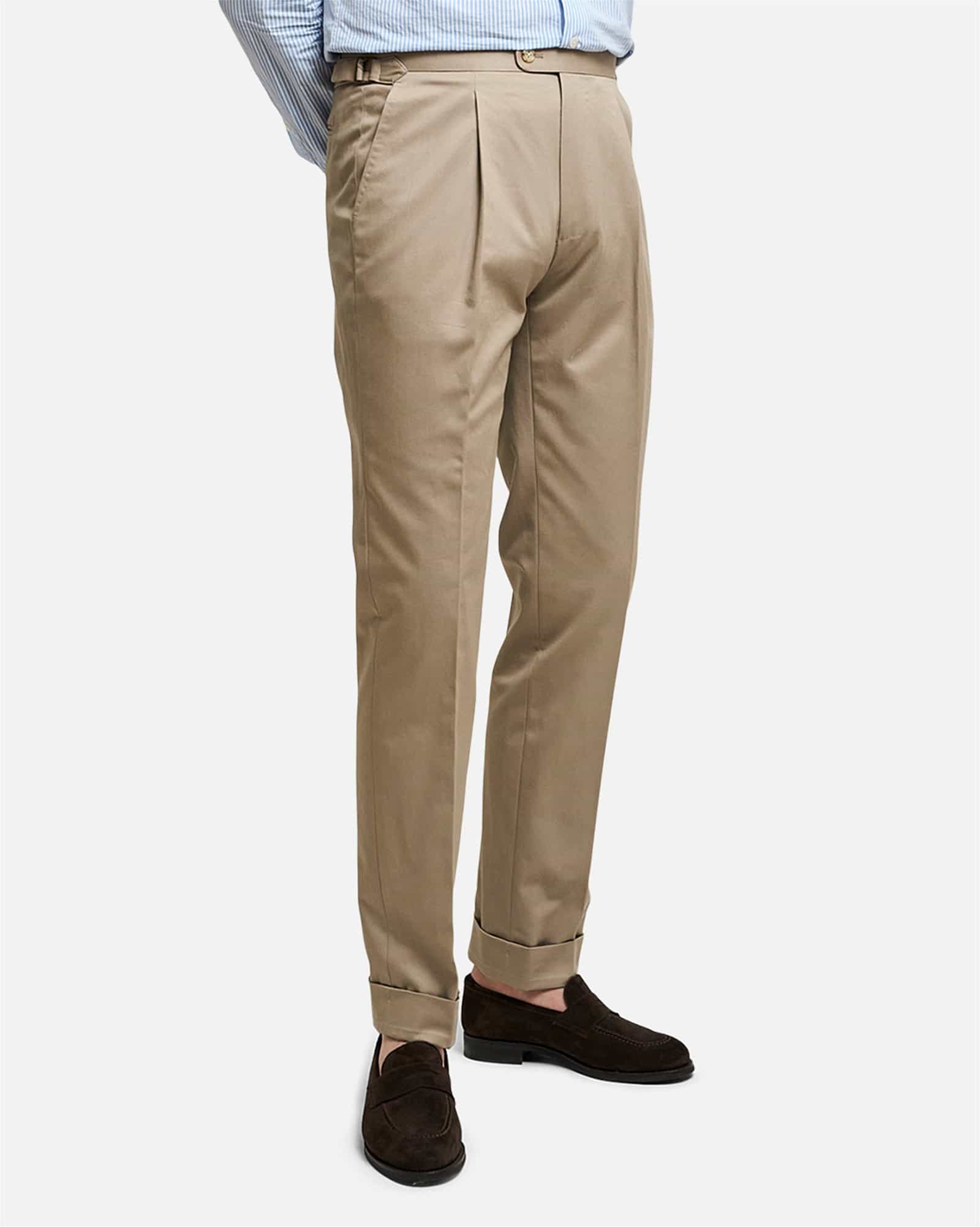 Mod 2 Light Summer Cotton Trouser Taupe