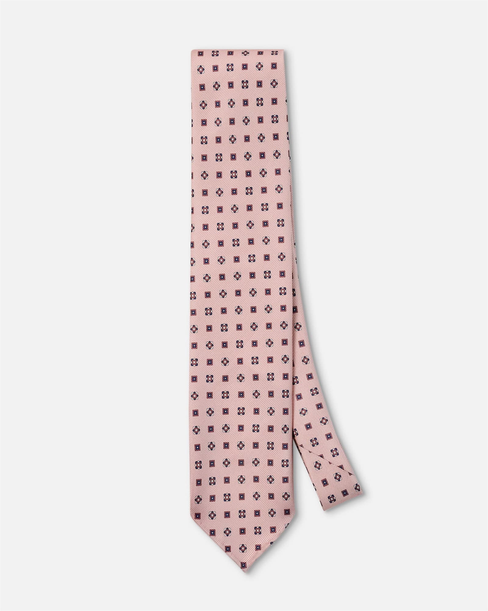 Silk Tile Print Untipped Pink