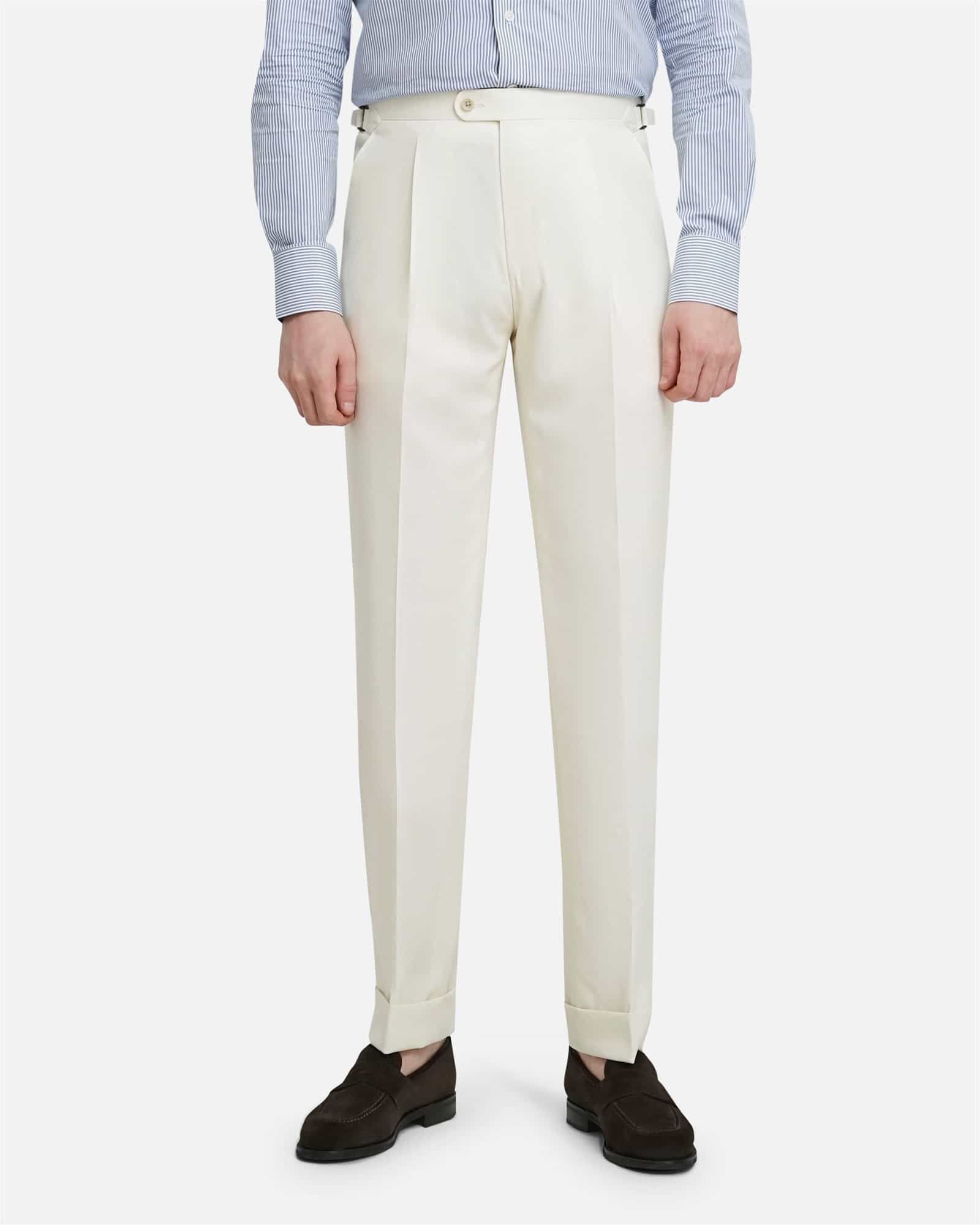 Mod 2 Summer Hightwist Trousers Cream