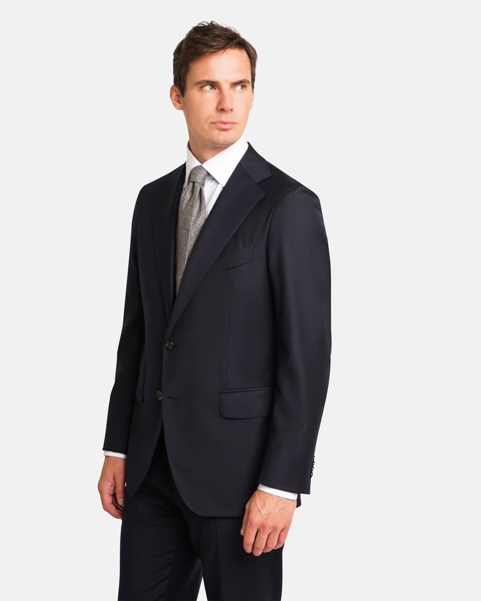 Mod 2 - Worsted Flannel Suit Navy