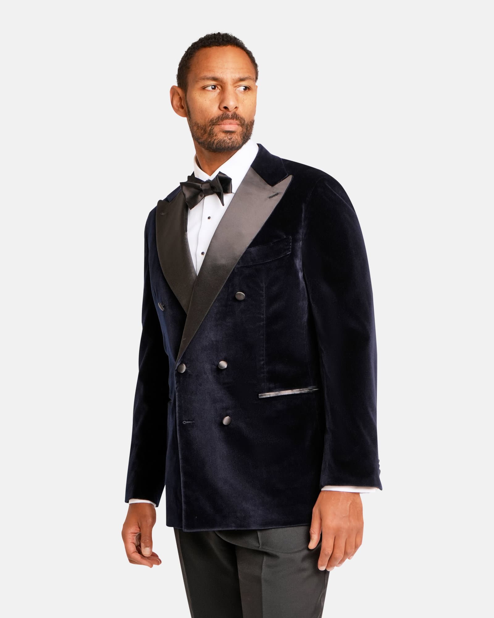 Mod 3 - Velvet Tuxedo Jacket Navy