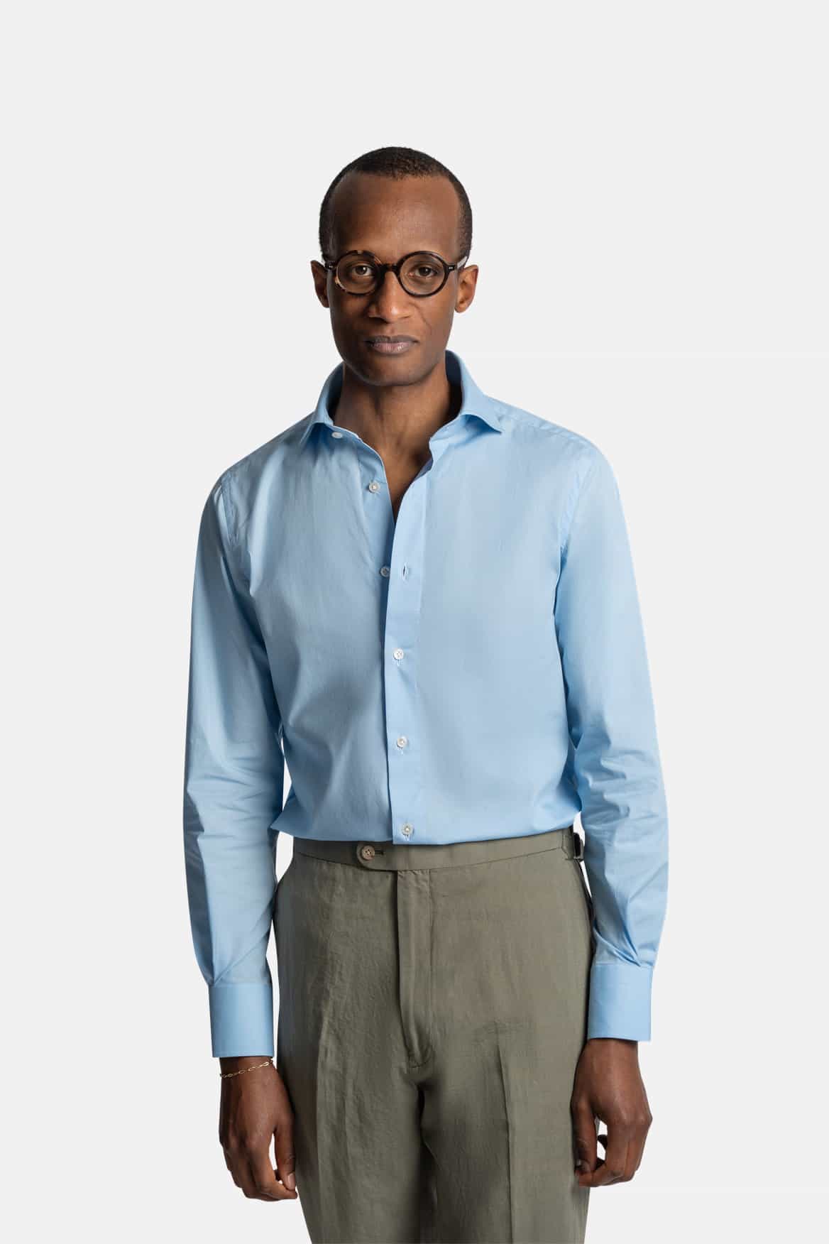 Premium Hightwist Shirt Blue