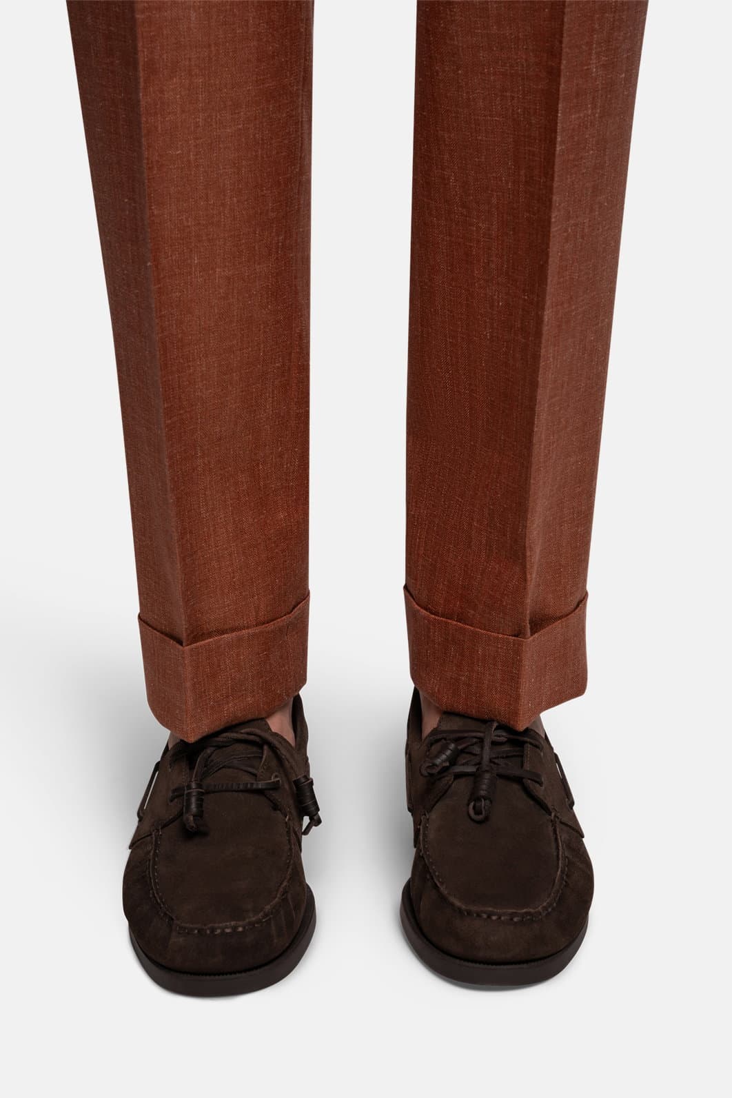 Suede Regatta Shoe Dark Brown