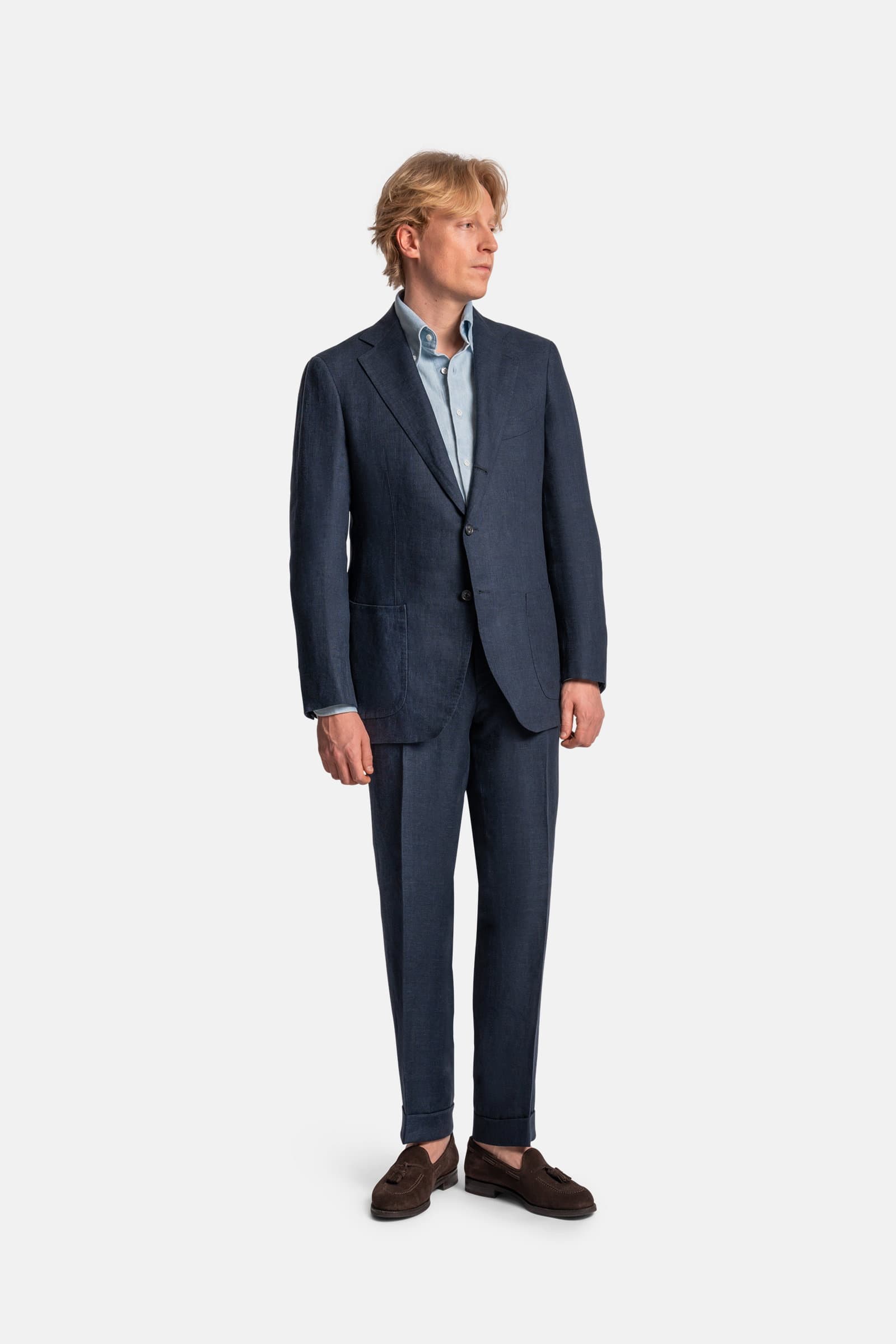 Mod 2 - Summer Linen Suit Navy